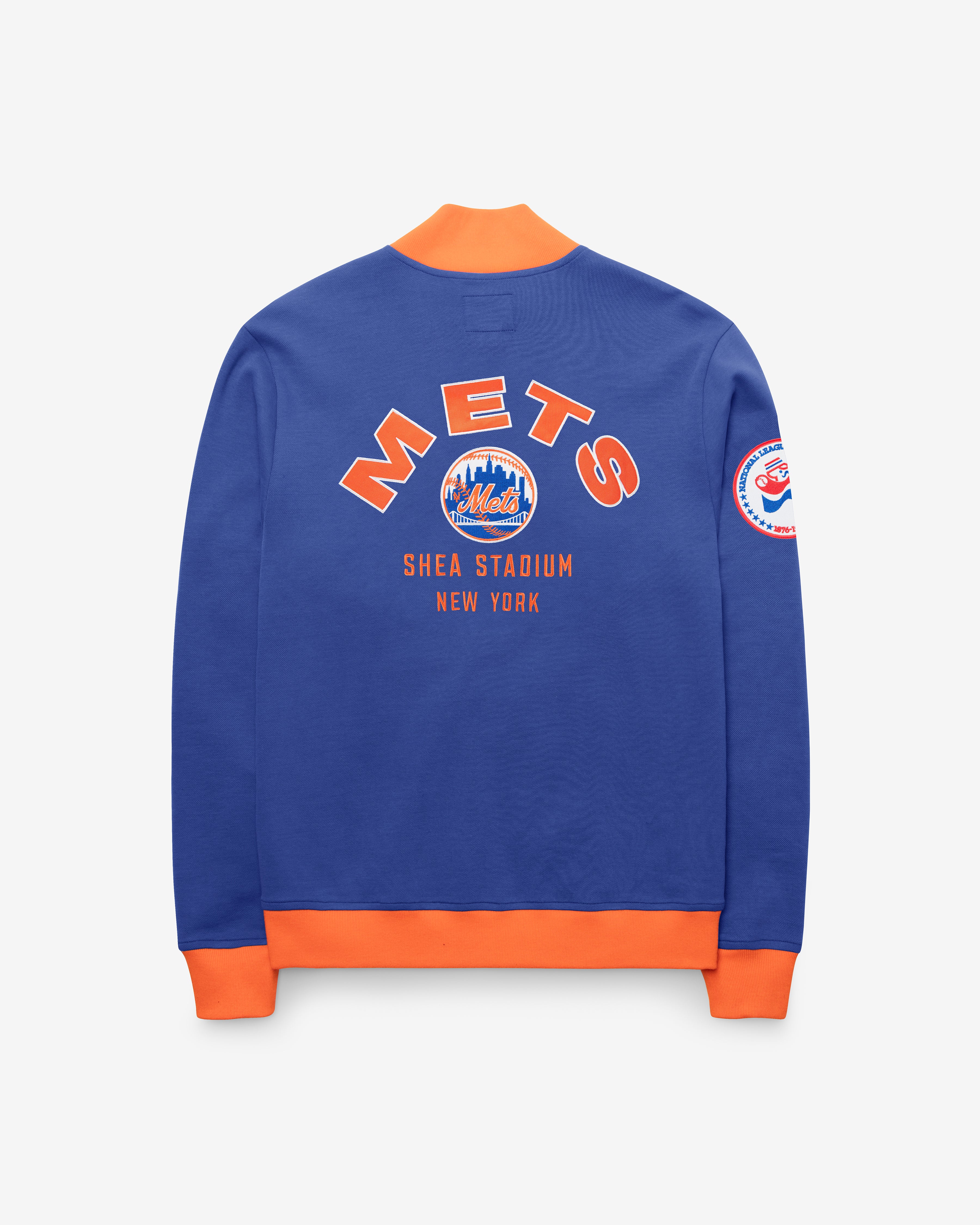 NEW YORK METS COOPERSTOWN RELIEF PITCHER PIQUE '47 TRACK JACKET - Image 3