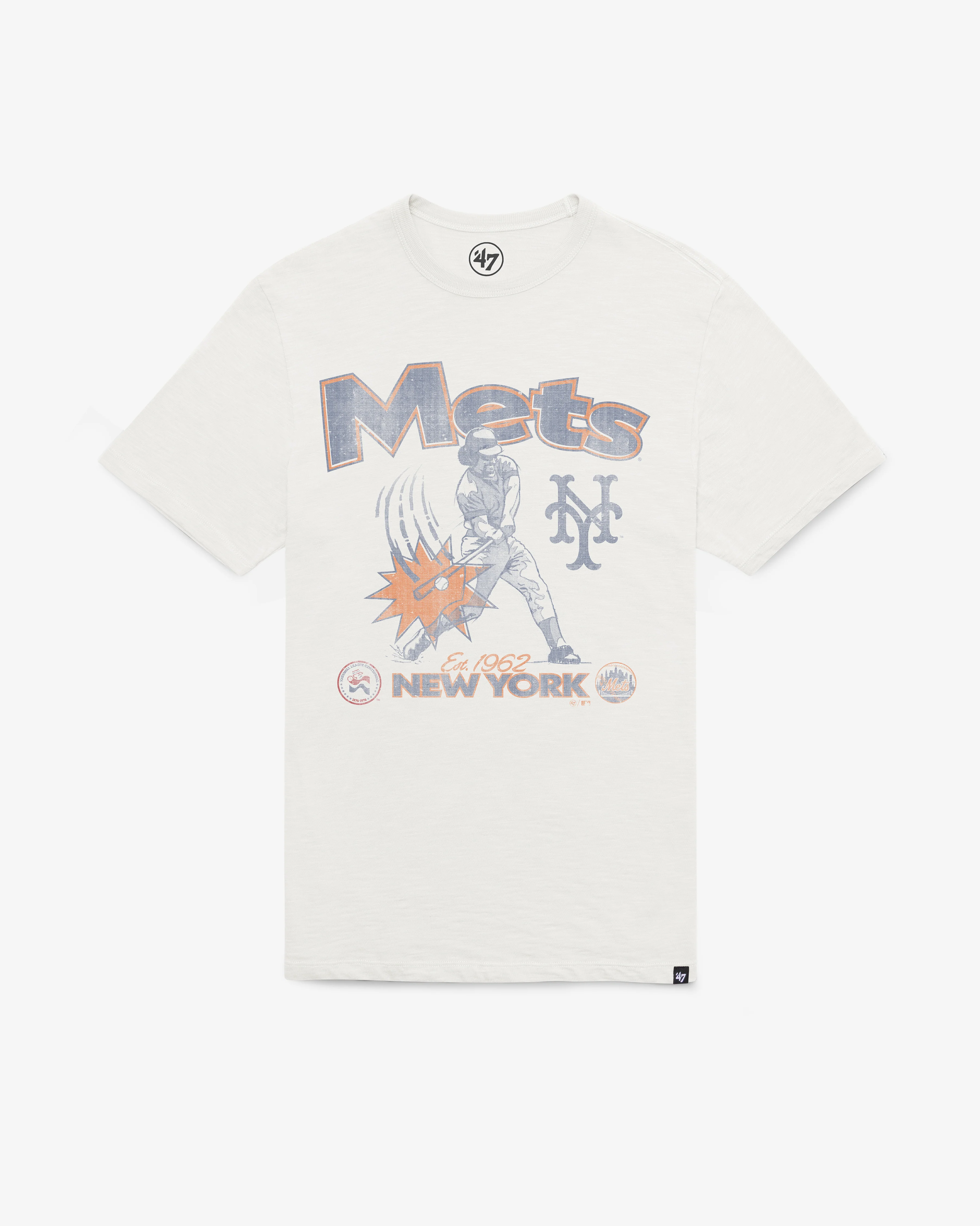 NEW YORK METS COOPERSTOWN SWINGIN' '47 SCRUM TEE