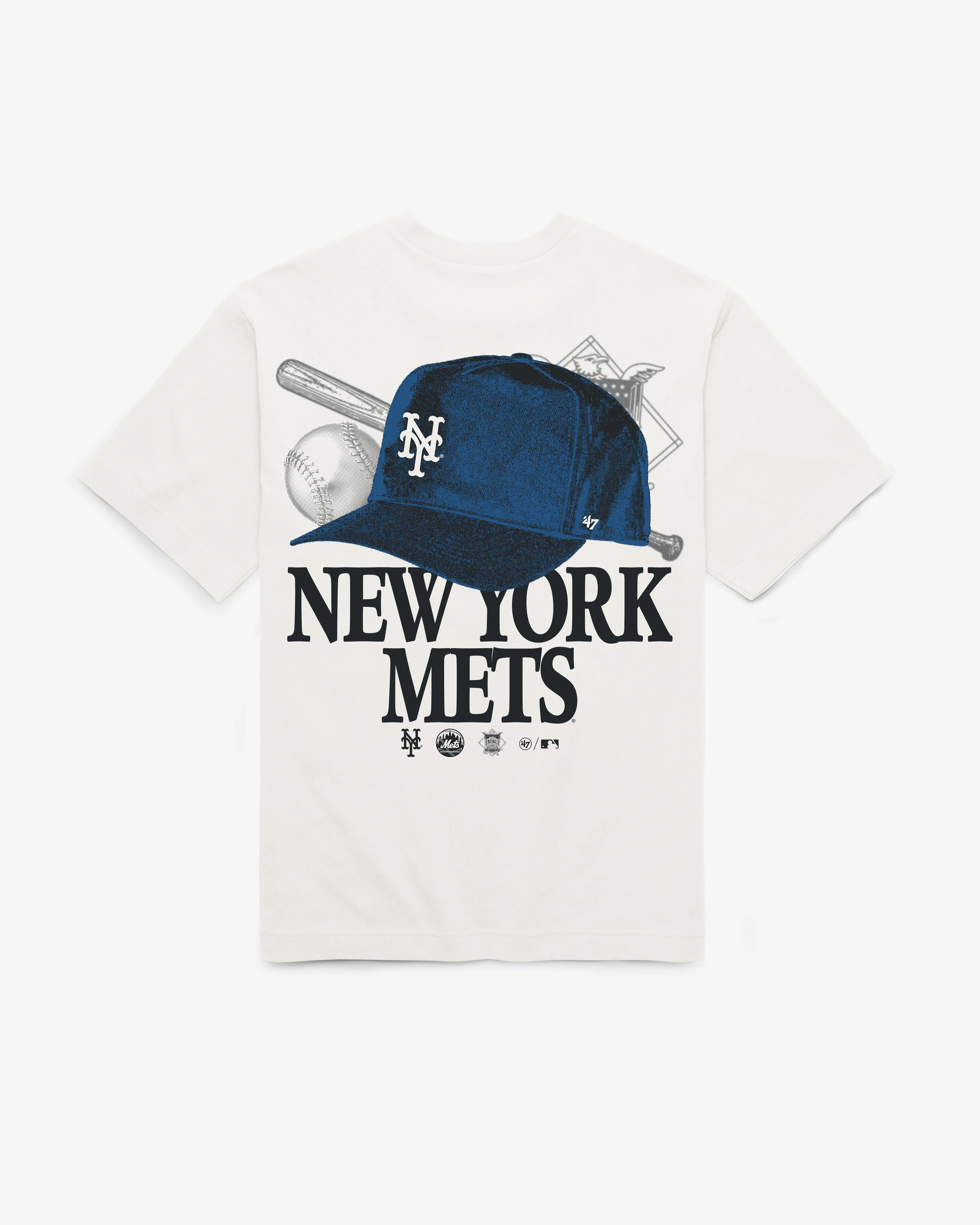 NEW YORK METS IN THE PAPER '47 FOUNDATION TEE - Image 3