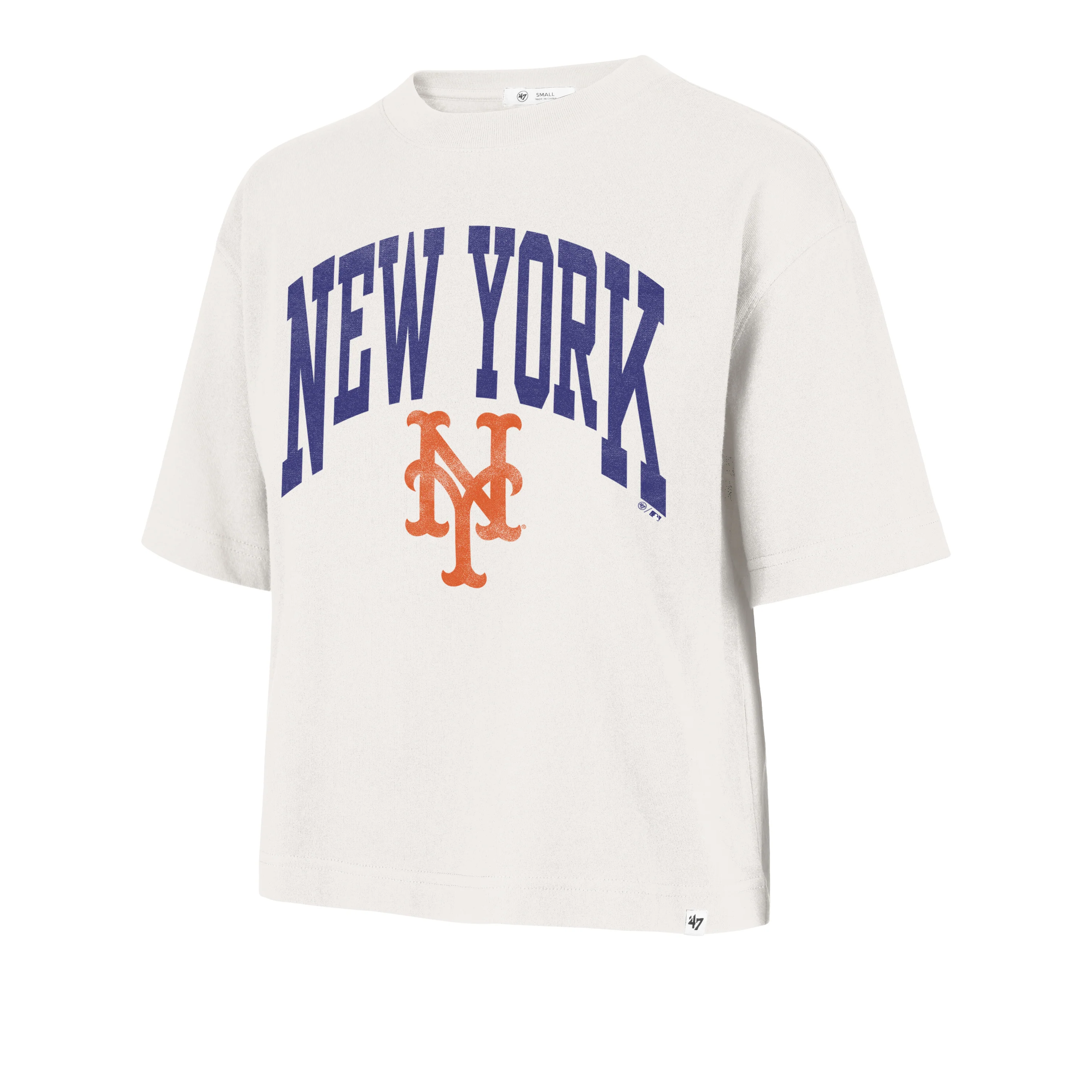 NEW YORK METS SHALE '47 FOUNDATION CROP TEE WOMENS