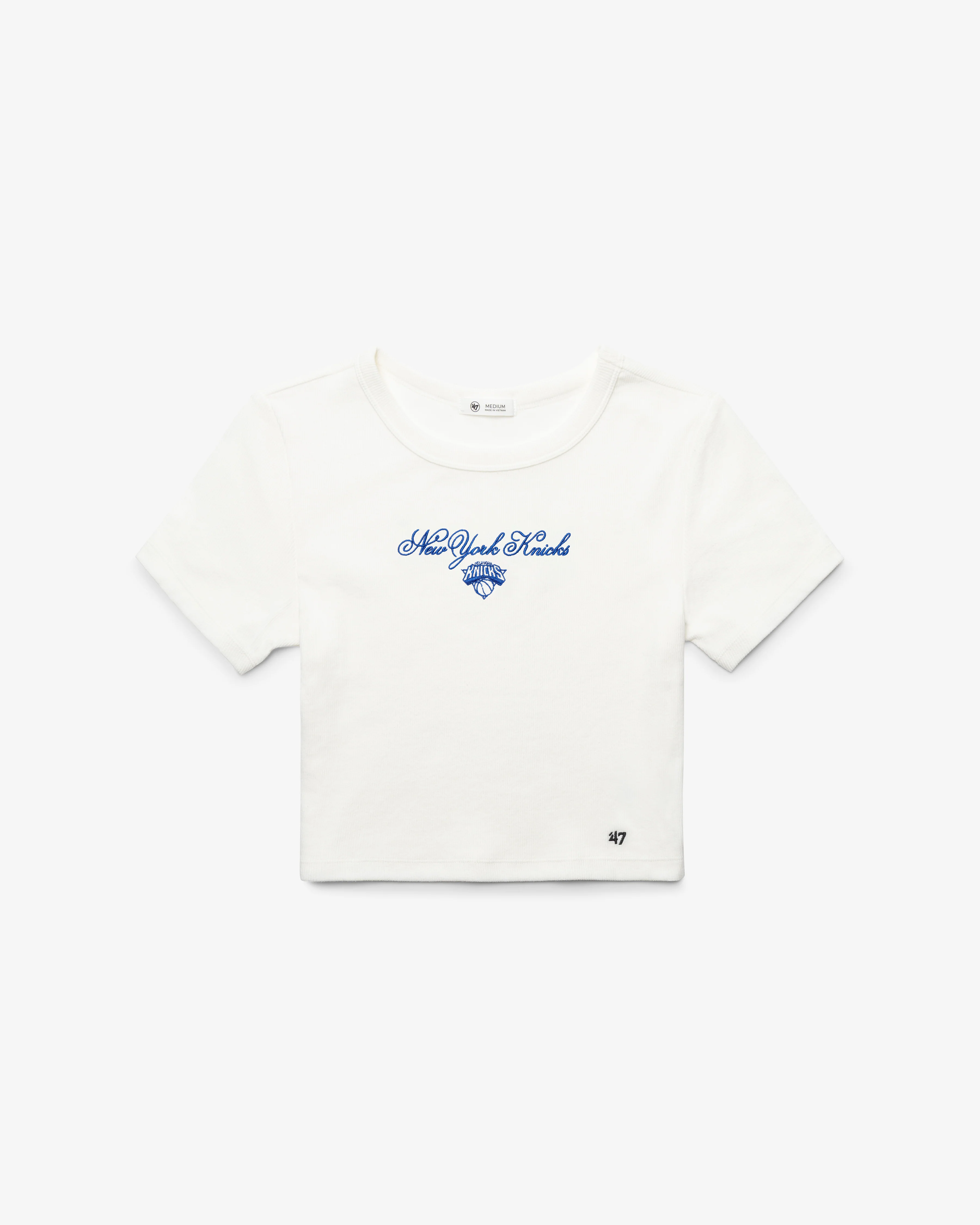 NEW YORK METS SCRIPT '47 BABY RIB TEE WOMENS