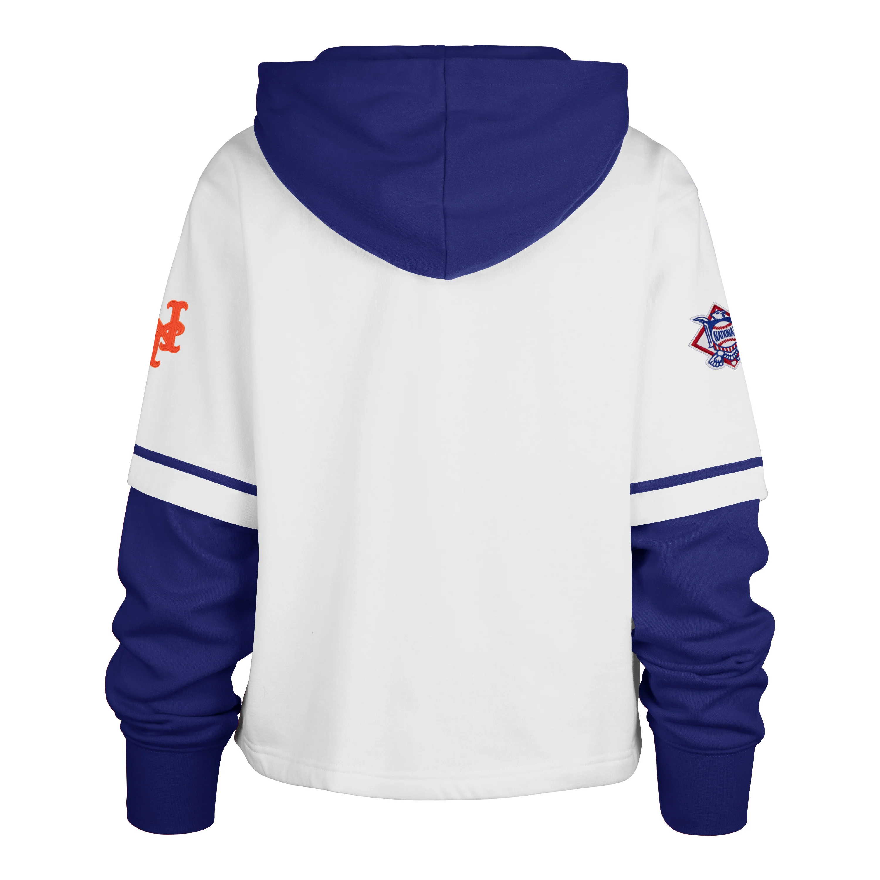 NEW YORK METS TRIFECTA CROPPED '47 SHORTSTOP PULLOVER HOOD WOMENS - Image 2