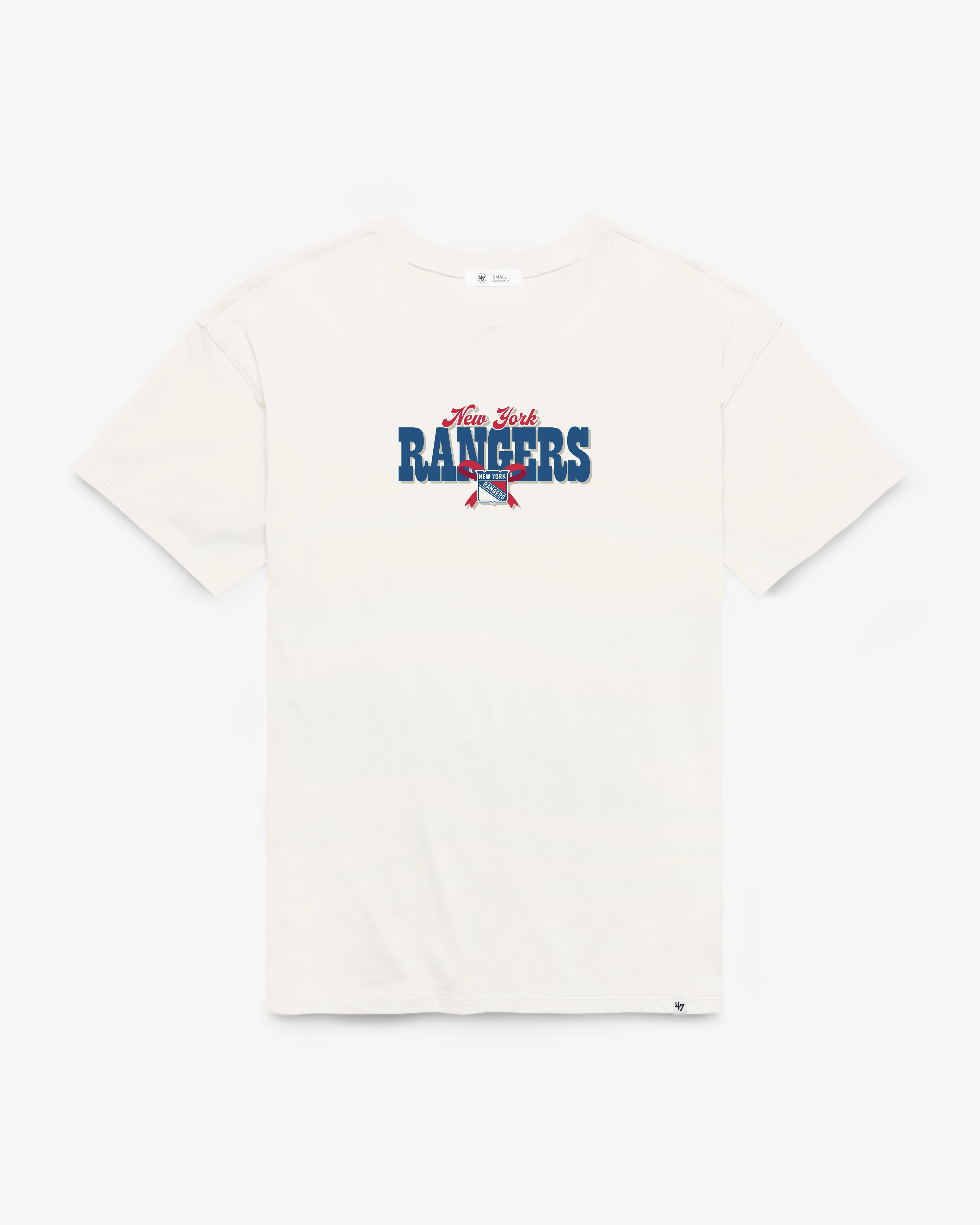 NEW YORK RANGERS BOW AND BANNER BACKER '47 SADIE TEE WOMENS - Image 2