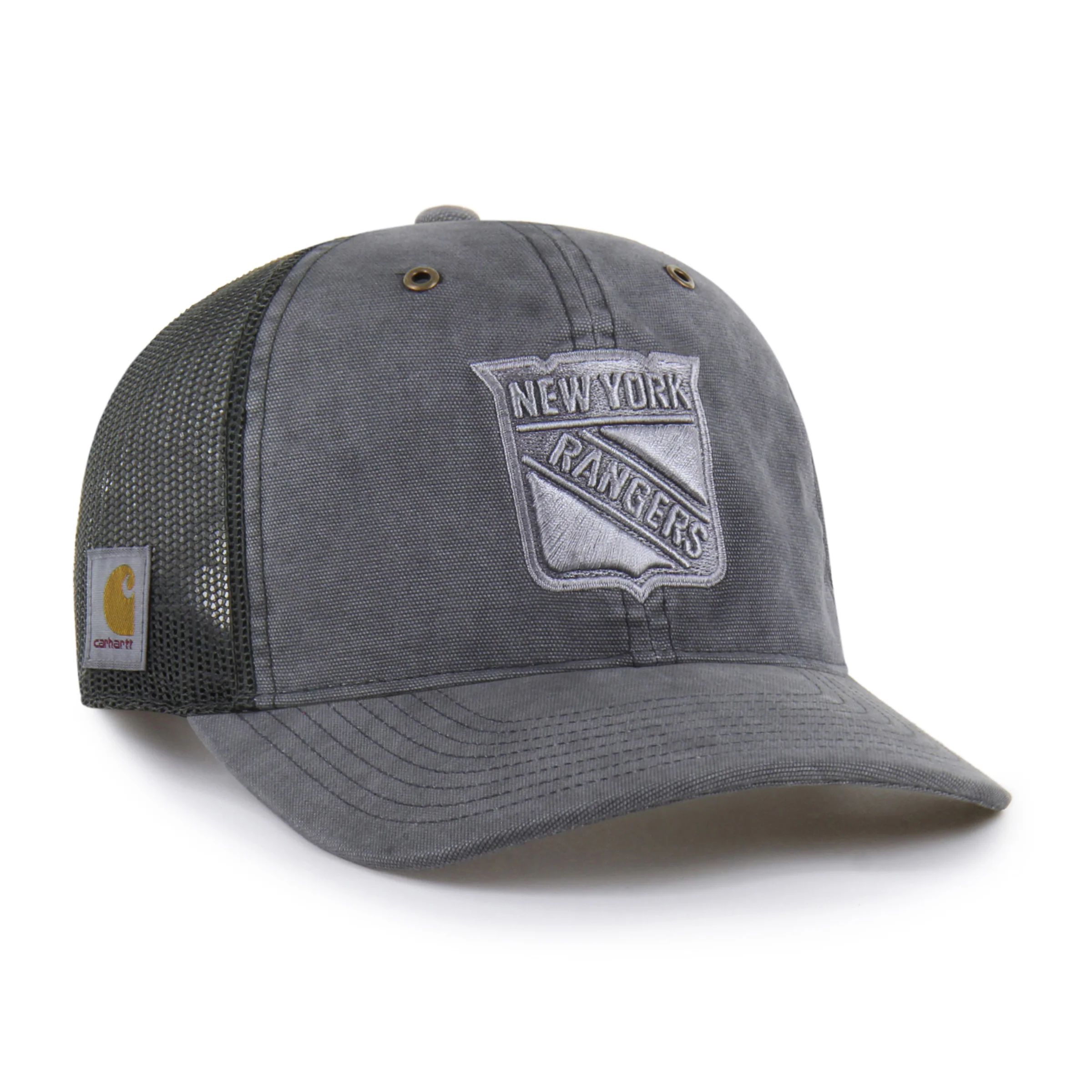 NEW YORK RANGERS CARHARTT DYED '47 TRUCKER RF RELAXED FIT