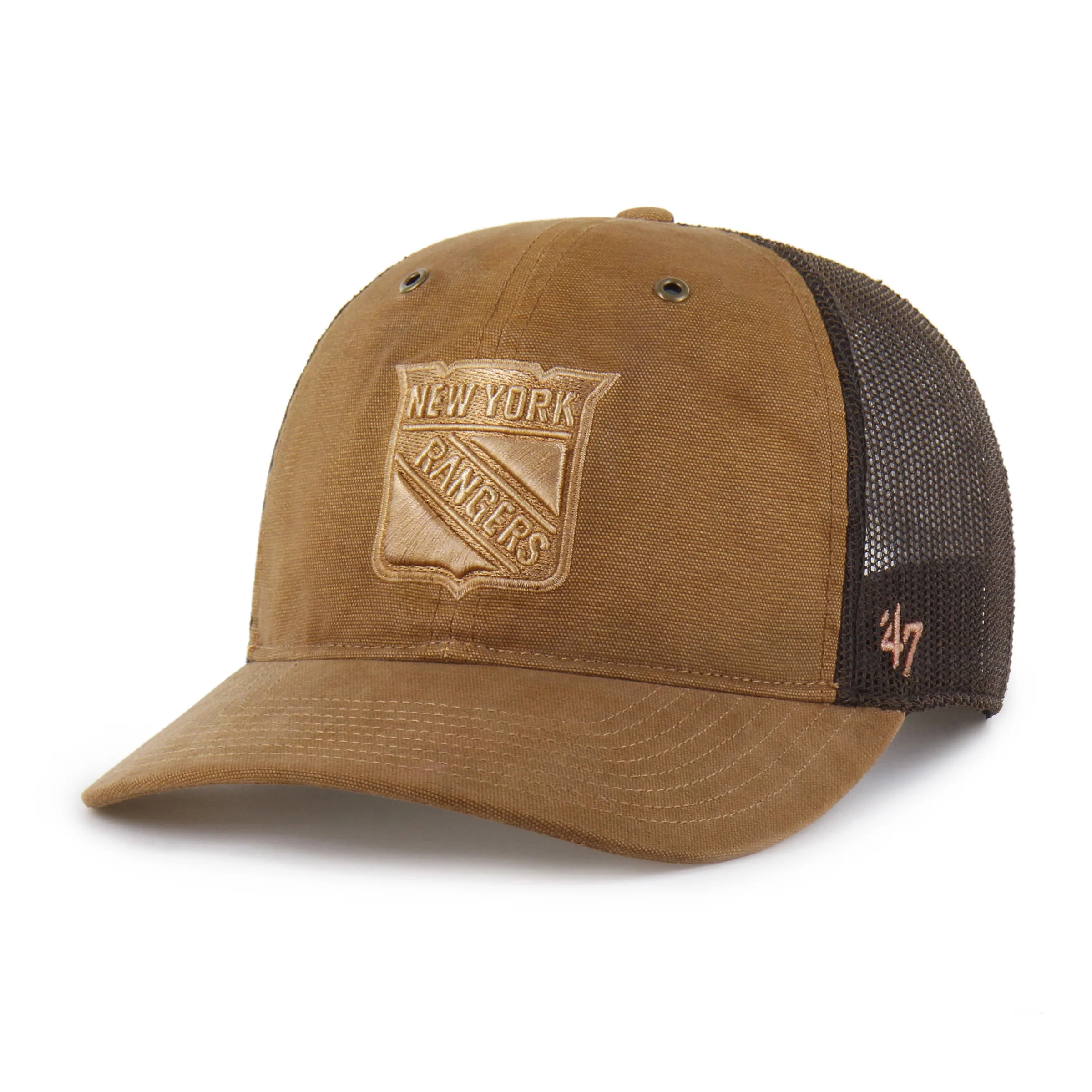 NEW YORK RANGERS CARHARTT DYED '47 TRUCKER RF RELAXED FIT - Image 4