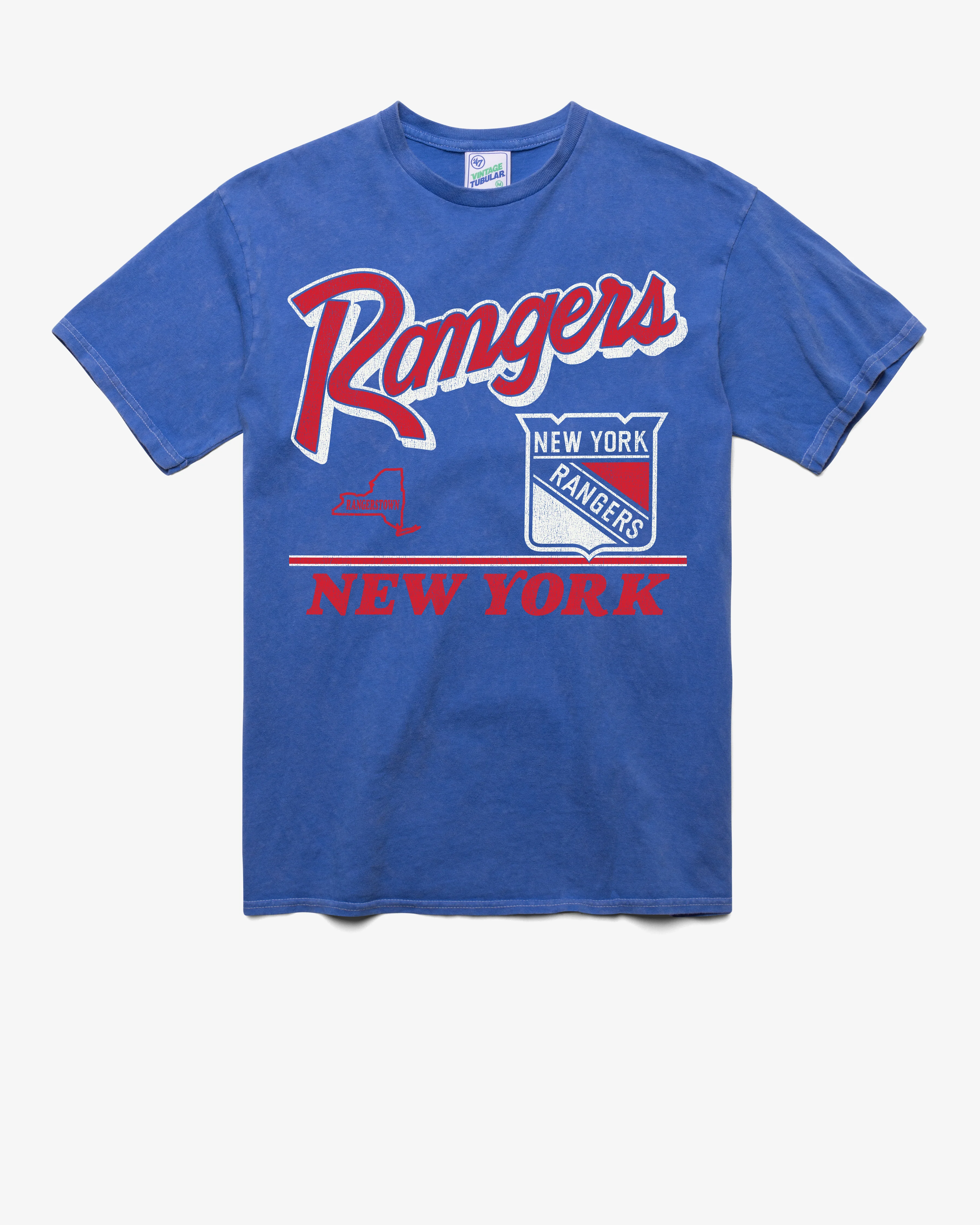 NEW YORK RANGERS FLY BY VINTAGE '47 TUBULAR TEE