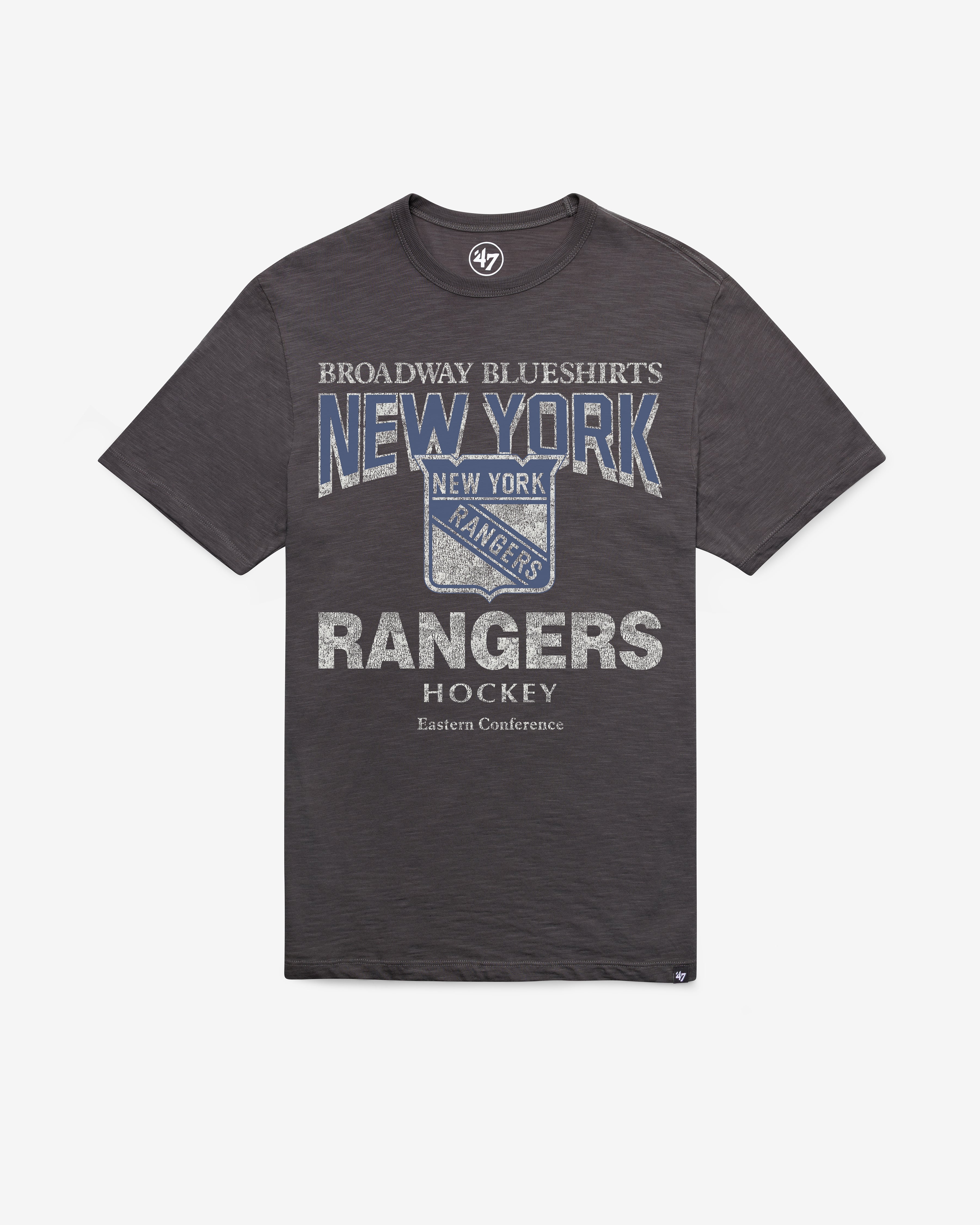 NEW YORK RANGERS HEAD ON '47 SCRUM TEE