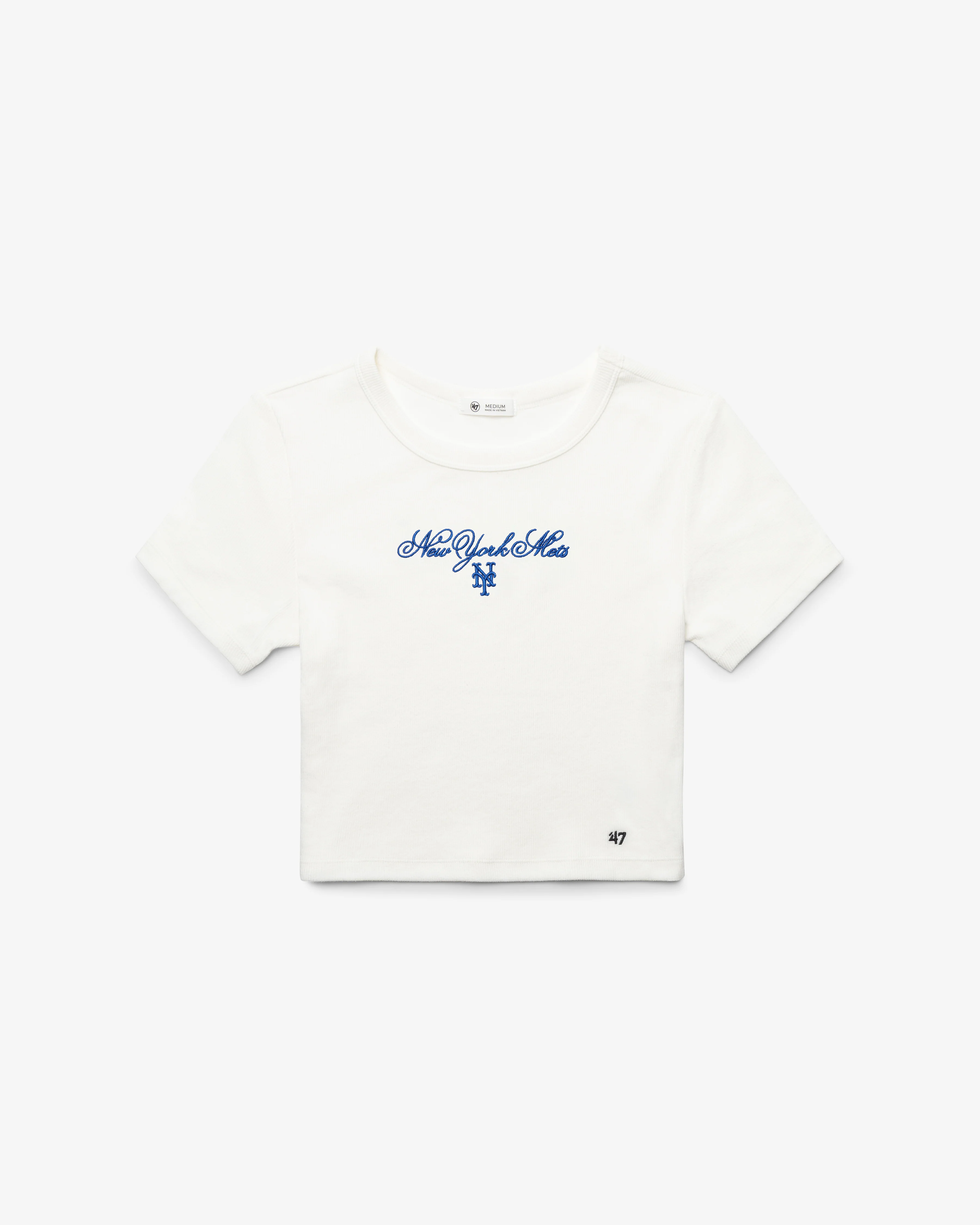 NEW YORK RANGERS SCRIPT '47 BABY RIB TEE WOMENS