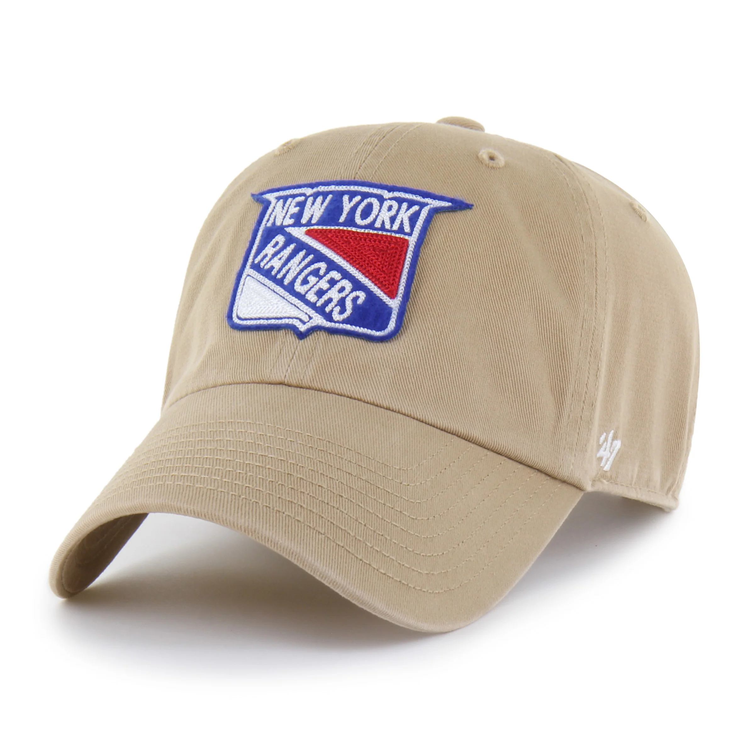 NEW YORK RANGERS VINTAGE SMALL BACK SHIELD '47 CLEAN UP