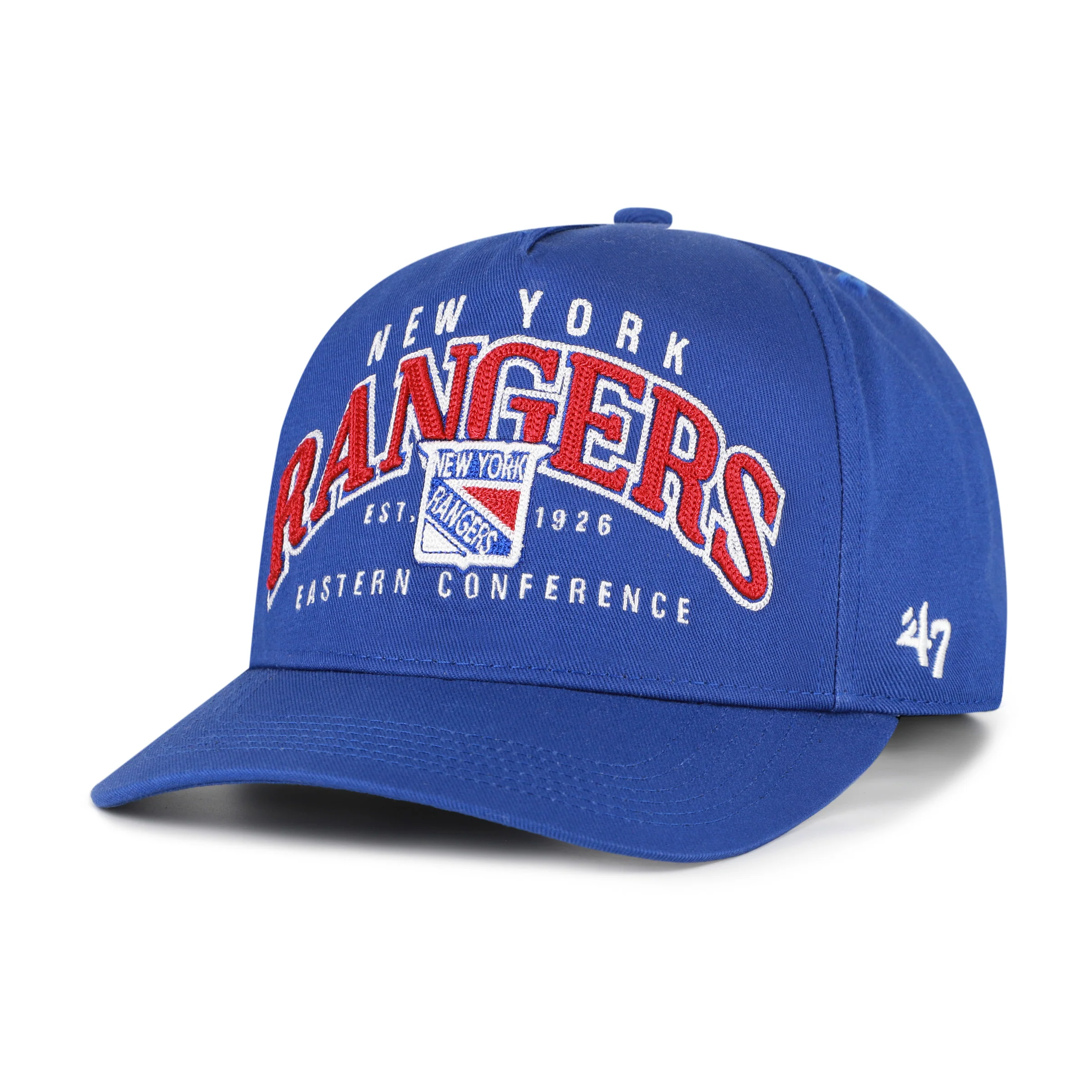 NEW YORK RANGERS VINTAGE SMALL BACK SHIELD '47 HITCH