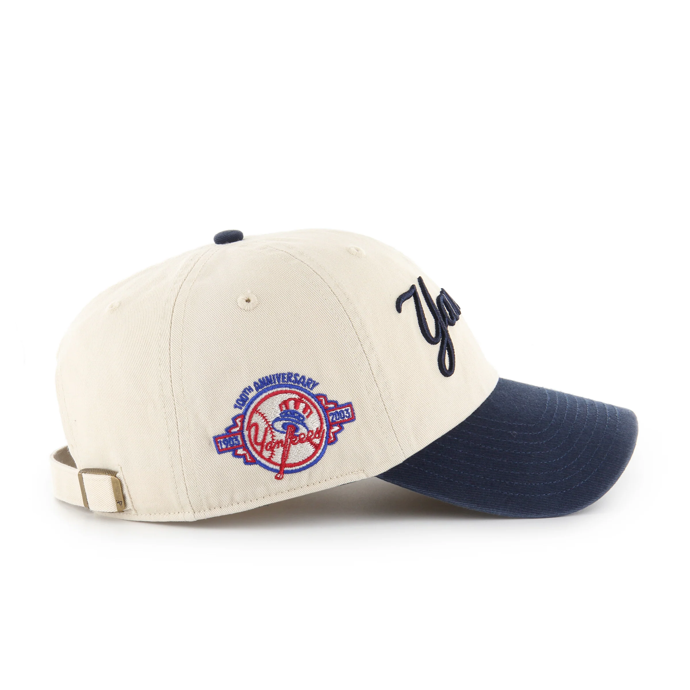 NEW YORK YANKEES COOPERSTOWN BALLPARK SCRIPT SHOT '47 CLEAN UP - Image 2