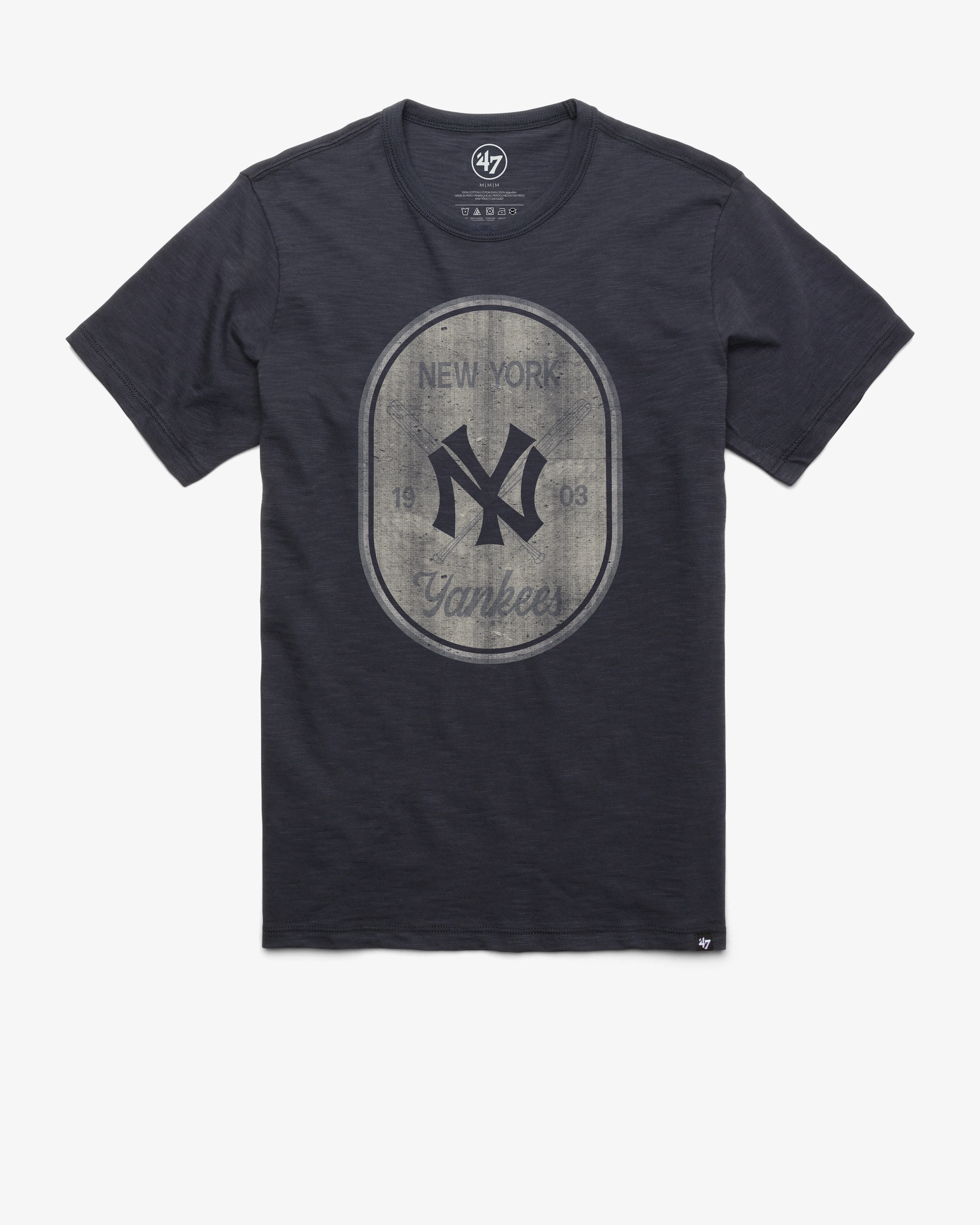 NEW YORK YANKEES COOPERSTOWN CROSS PATCH '47 SCRUM TEE