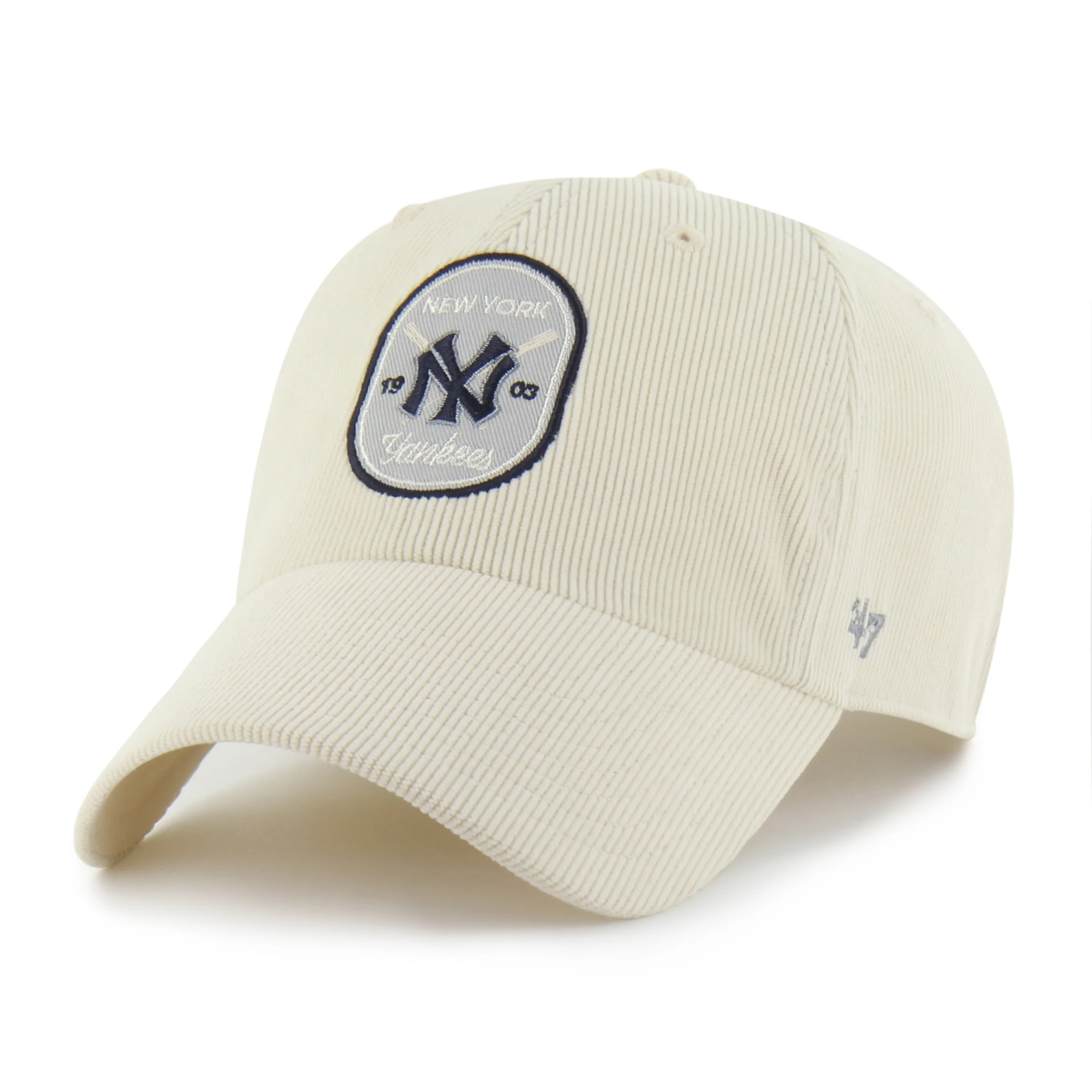NEW YORK YANKEES COOPERSTOWN CROSSPATCH CORD '47 CLEAN UP