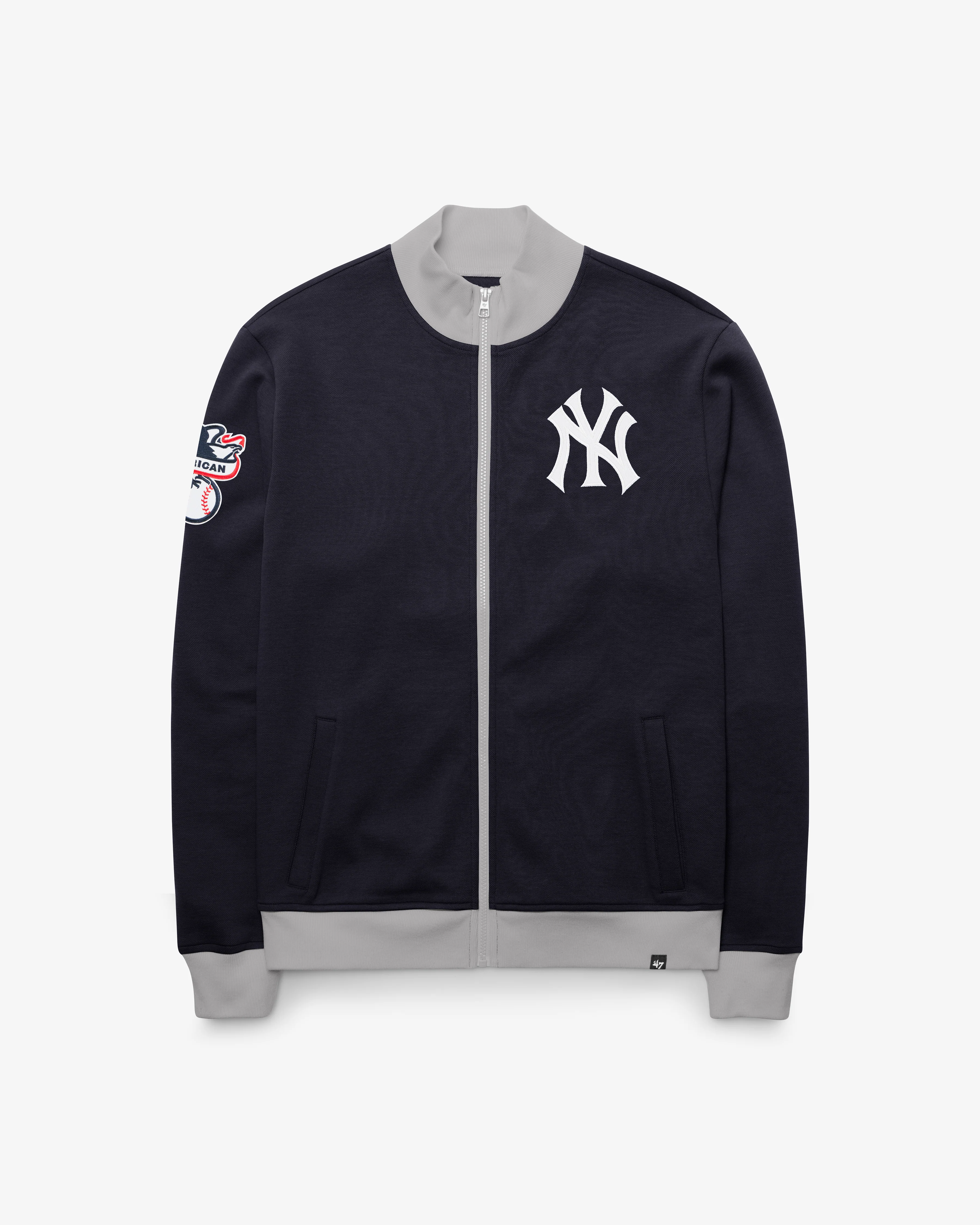 NEW YORK YANKEES COOPERSTOWN RELIEF PITCHER '47 PIQUE TRACK JACKET - Image 2