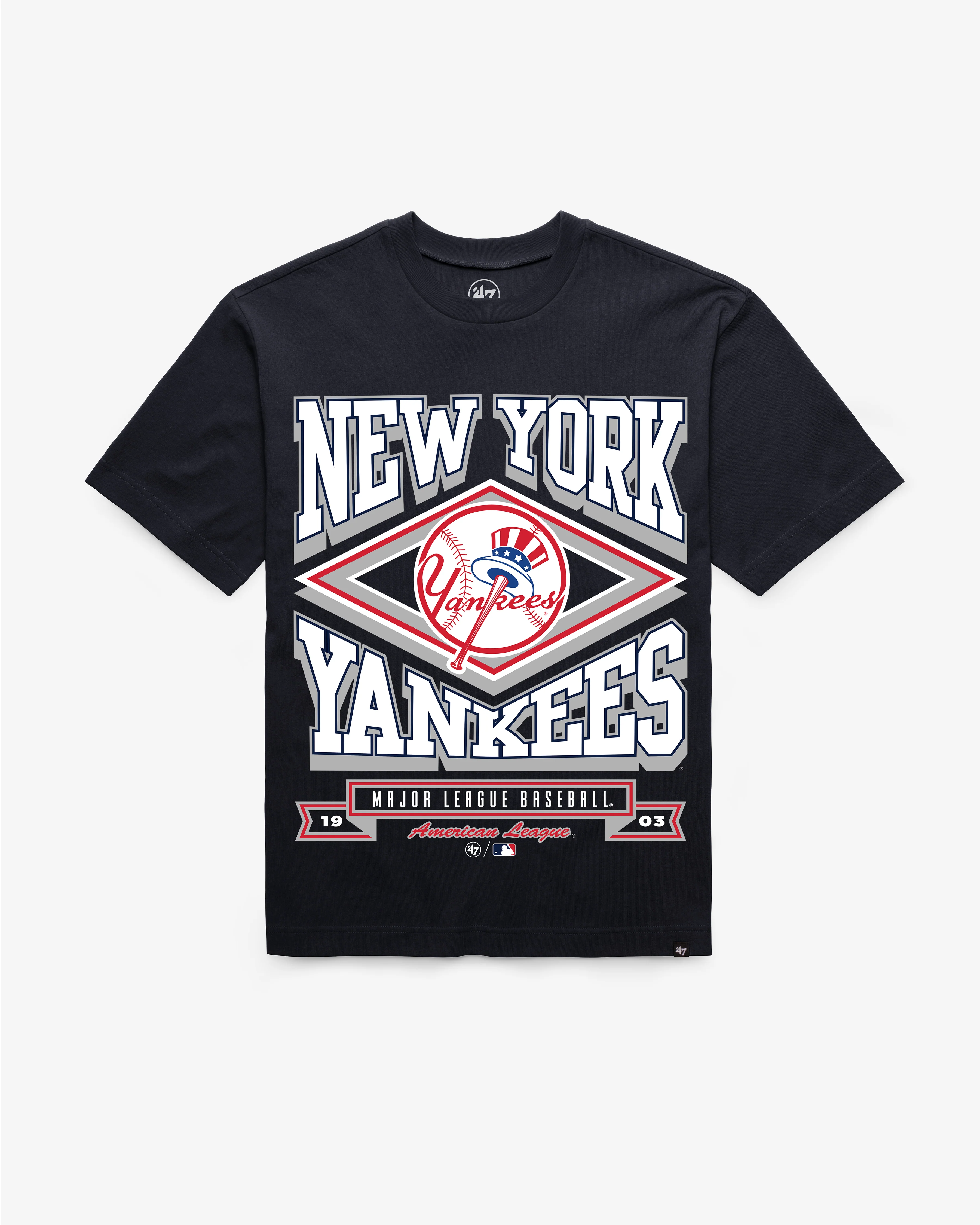NEW YORK YANKEES HEATER '47 FOUNDATION TEE