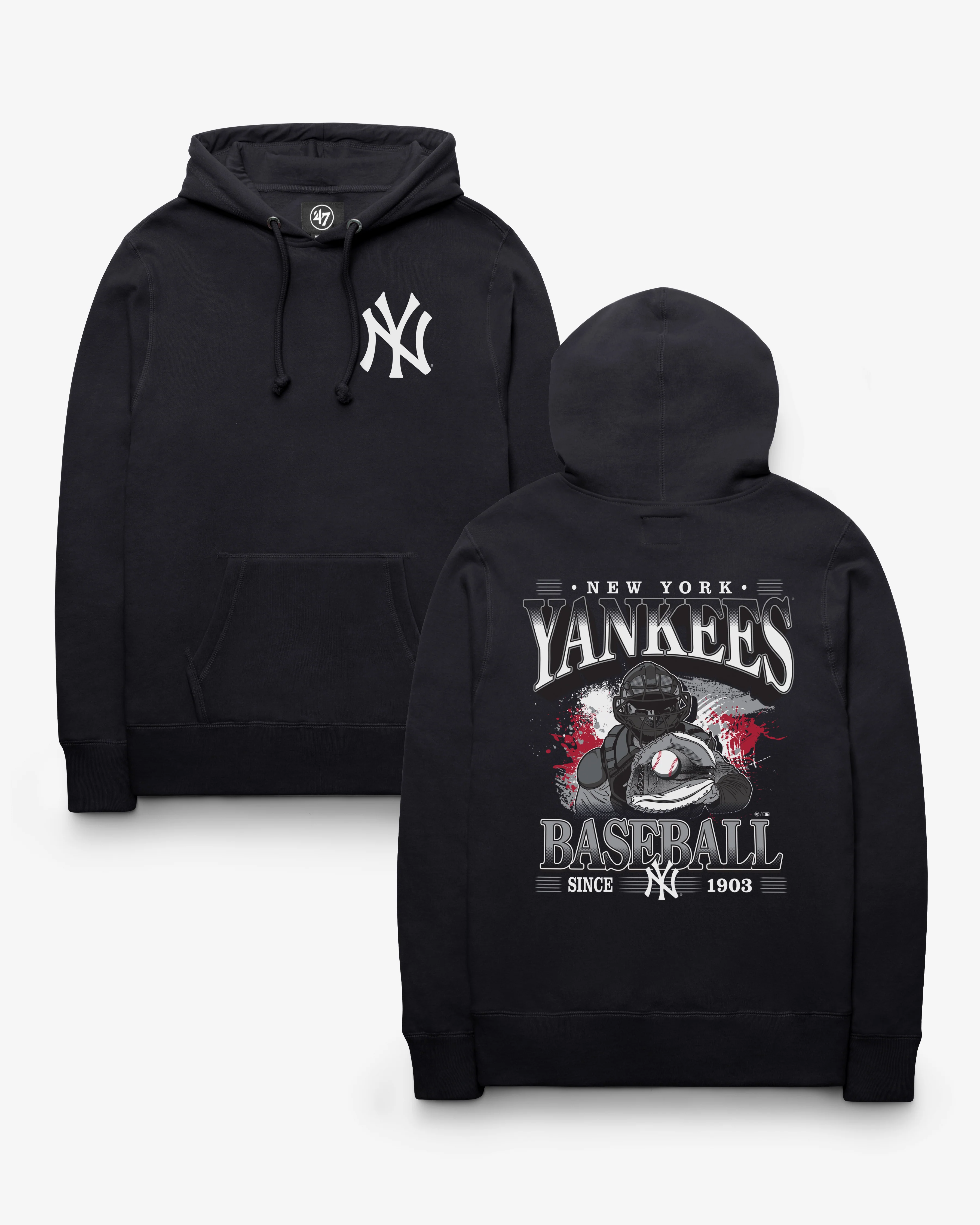 NEW YORK YANKEES BACKER '47 HEADLINE HOOD