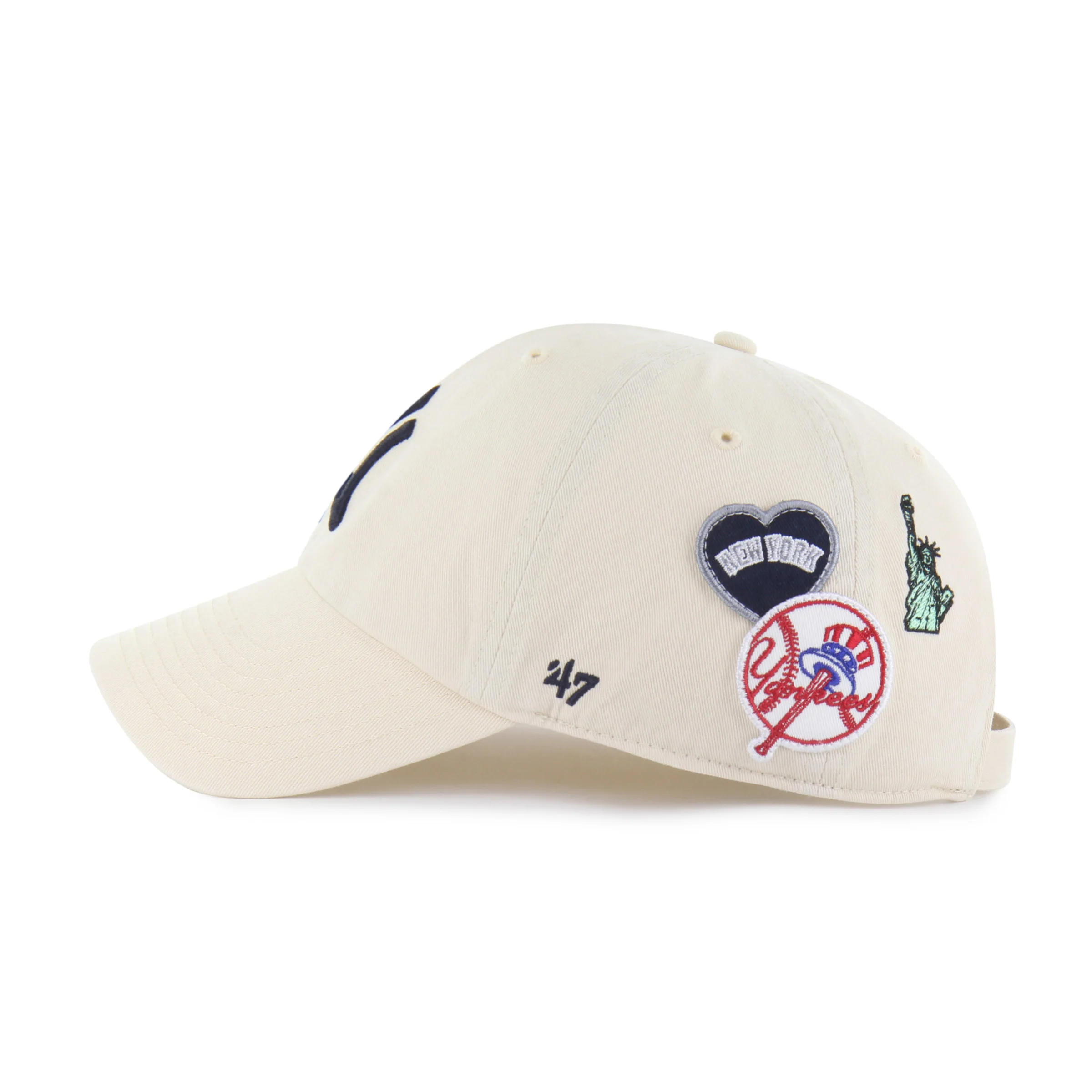 NEW YORK YANKEES BADGES '47 CLEAN UP - Image 2