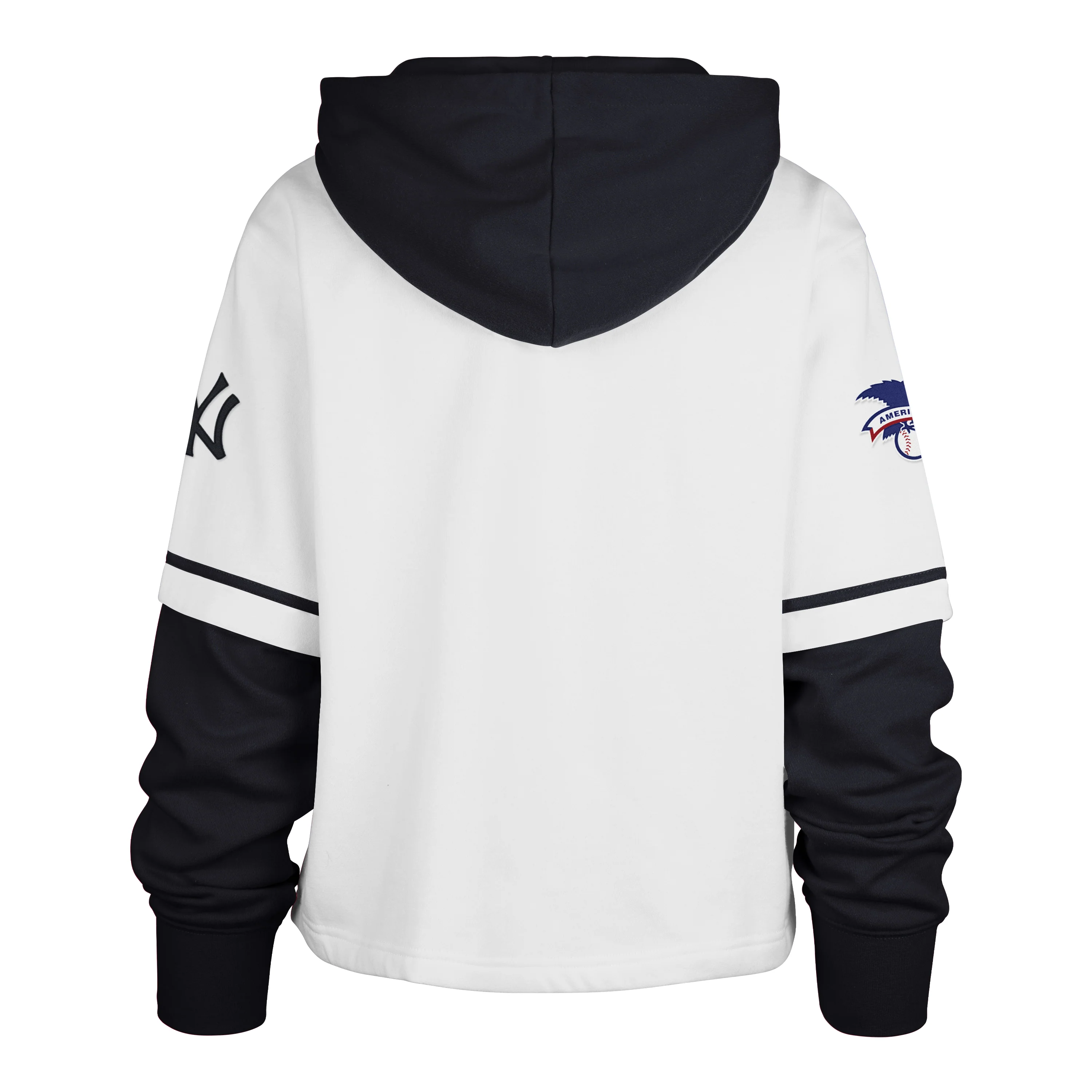 NEW YORK YANKEES TRIFECTA CROPPED '47 SHORTSTOP PULLOVER HOOD WOMENS - Image 2