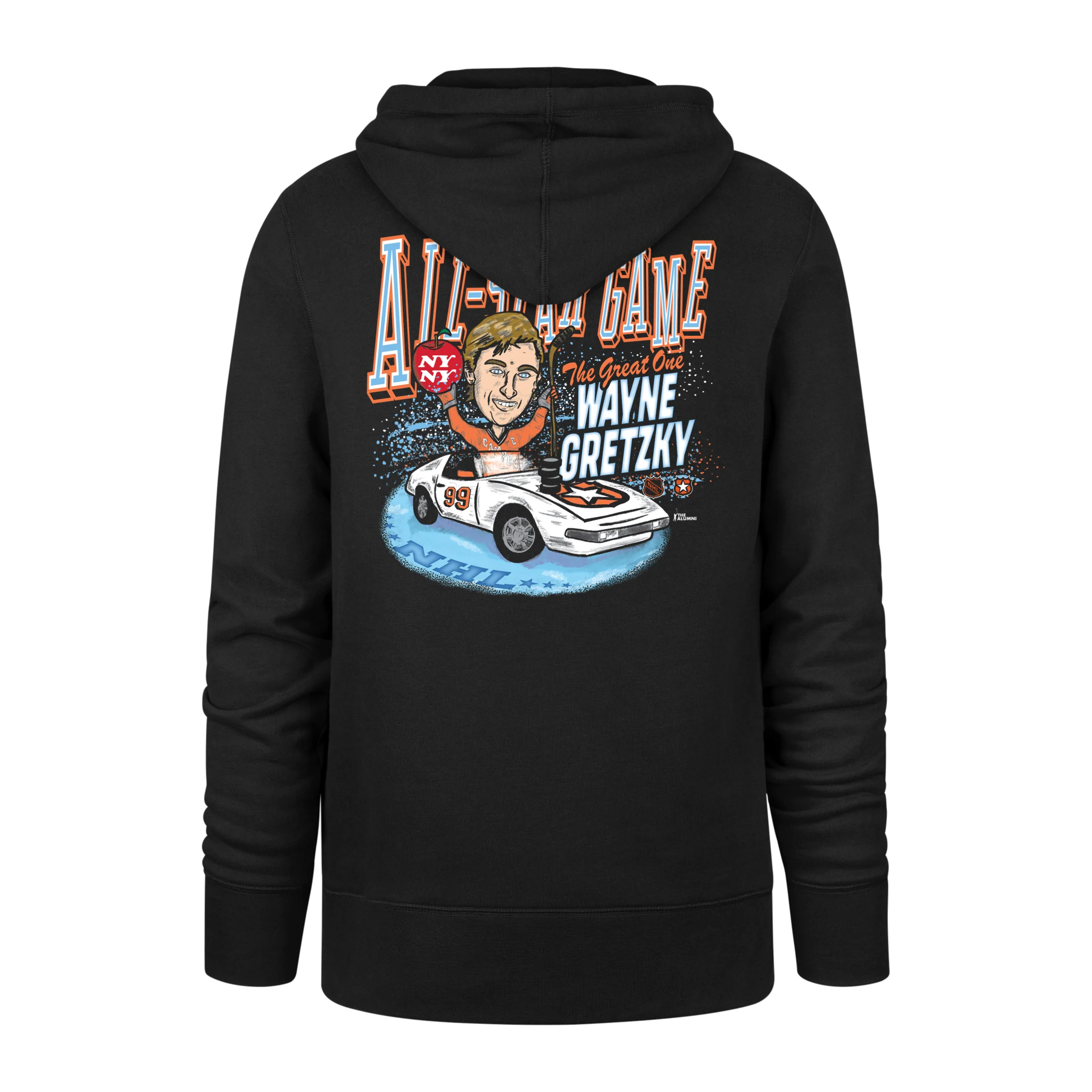 WAYNE GRETZKY 4 GOAL '47 HEADLINE HOOD - Image 2