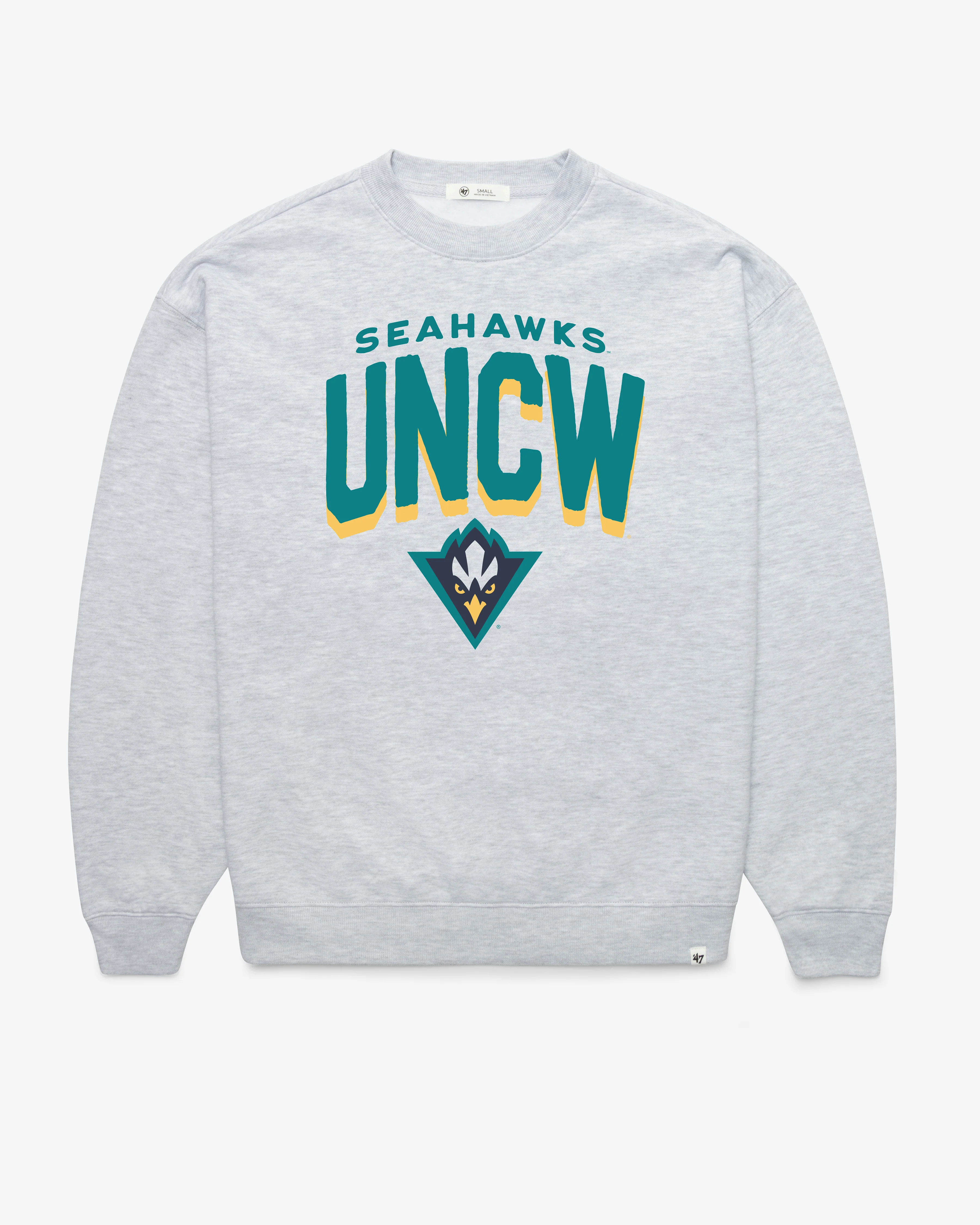 NORTH CAROLINA AT WILMINGTON CAMPUS ARCH CLOUD '47 OVERSIZED CREW WOMENS