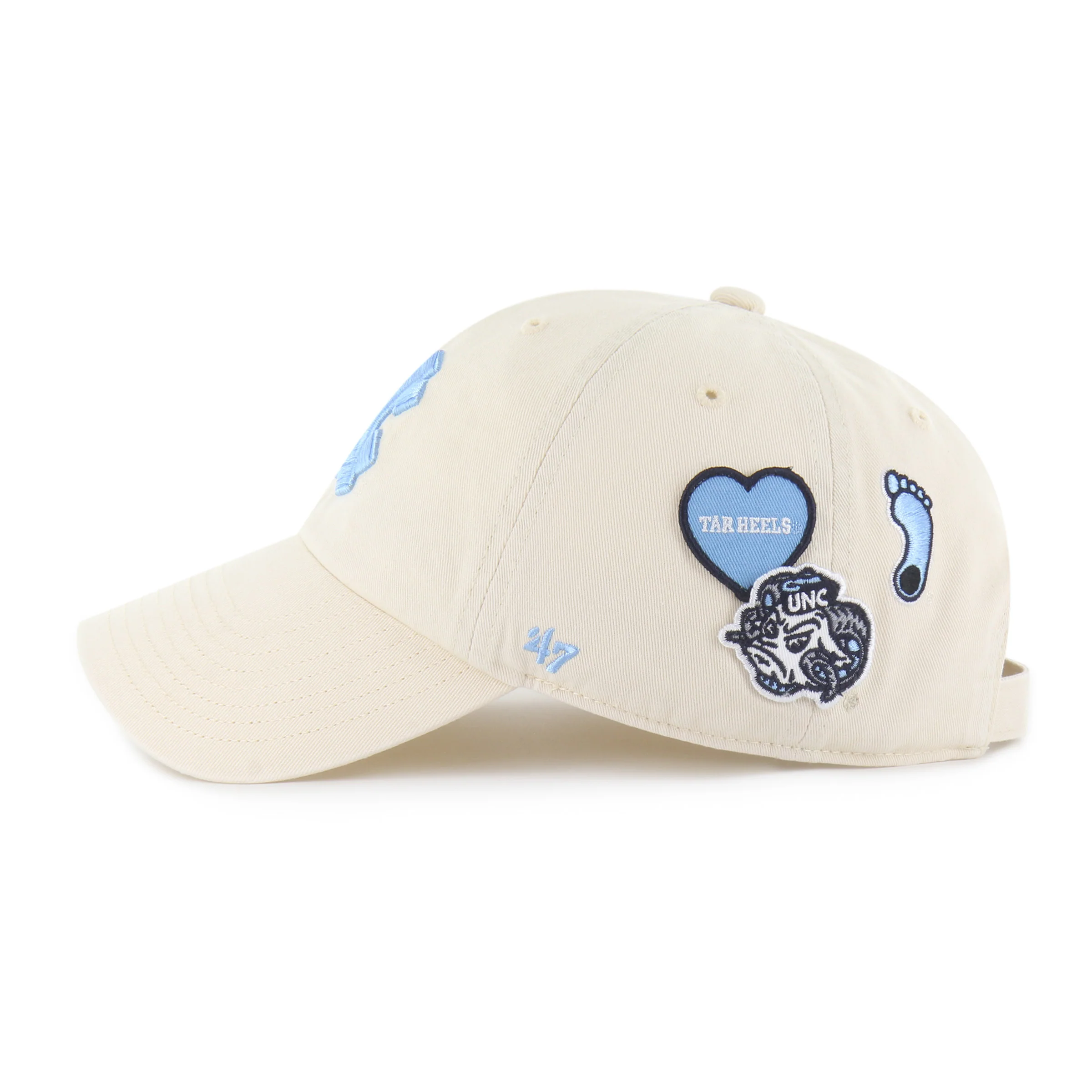 NORTH CAROLINA TAR HEELS UNC BADGES '47 CLEAN UP - Image 2