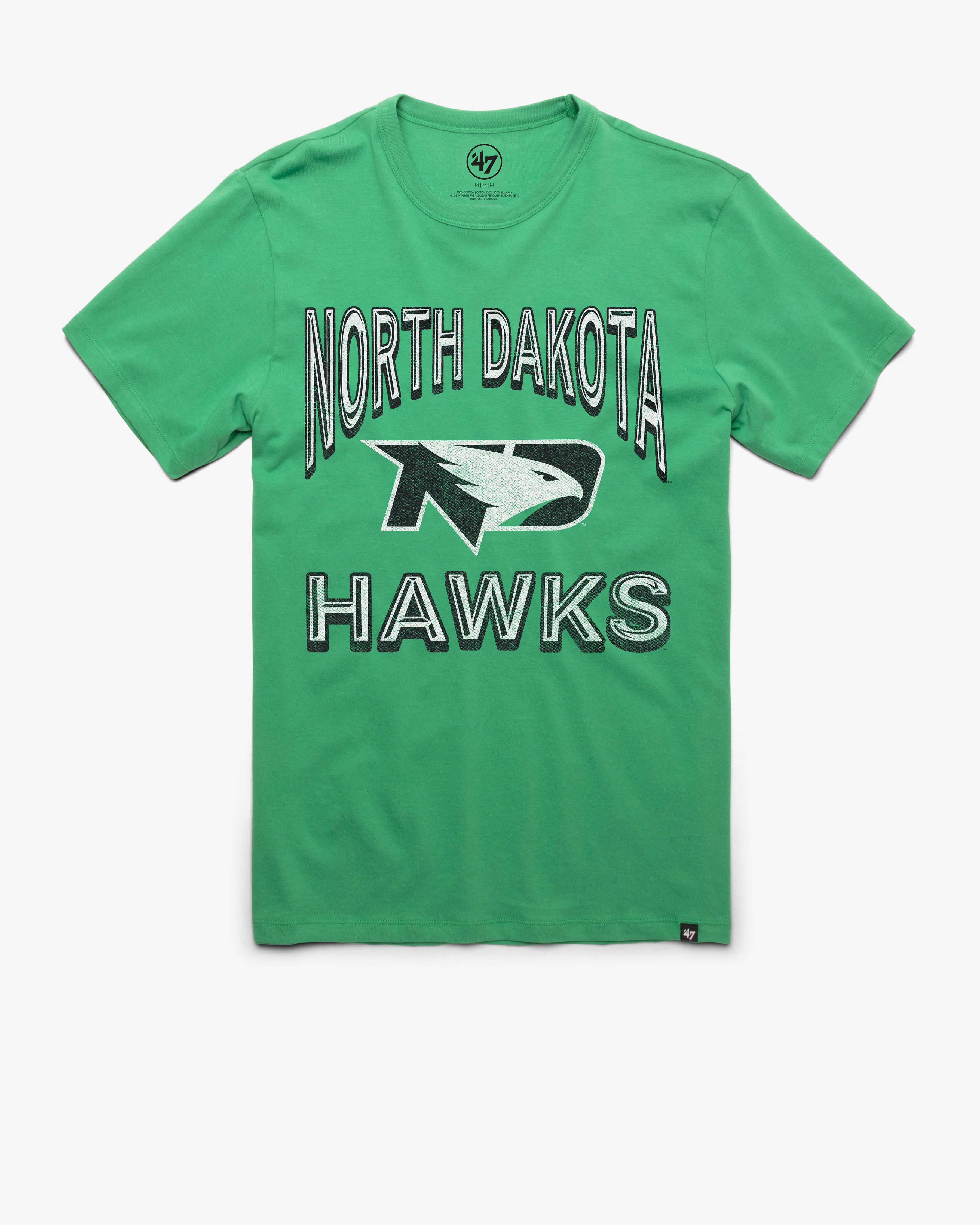 NORTH DAKOTA FIGHTING HAWKS FAN OUT '47 FRANKLIN TEE