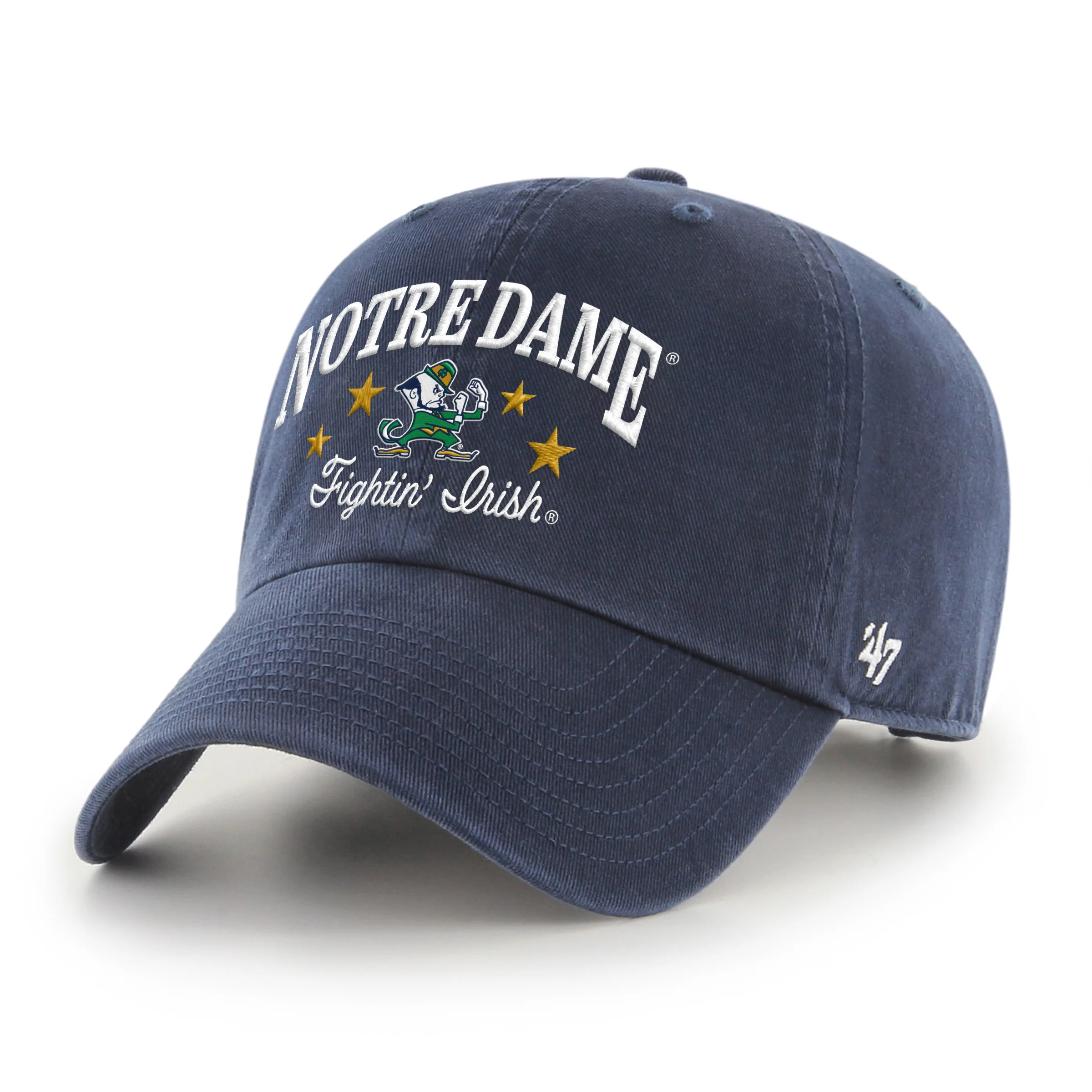 NOTRE DAME FIGHTING IRISH ARCH STAR '47 CLEAN UP