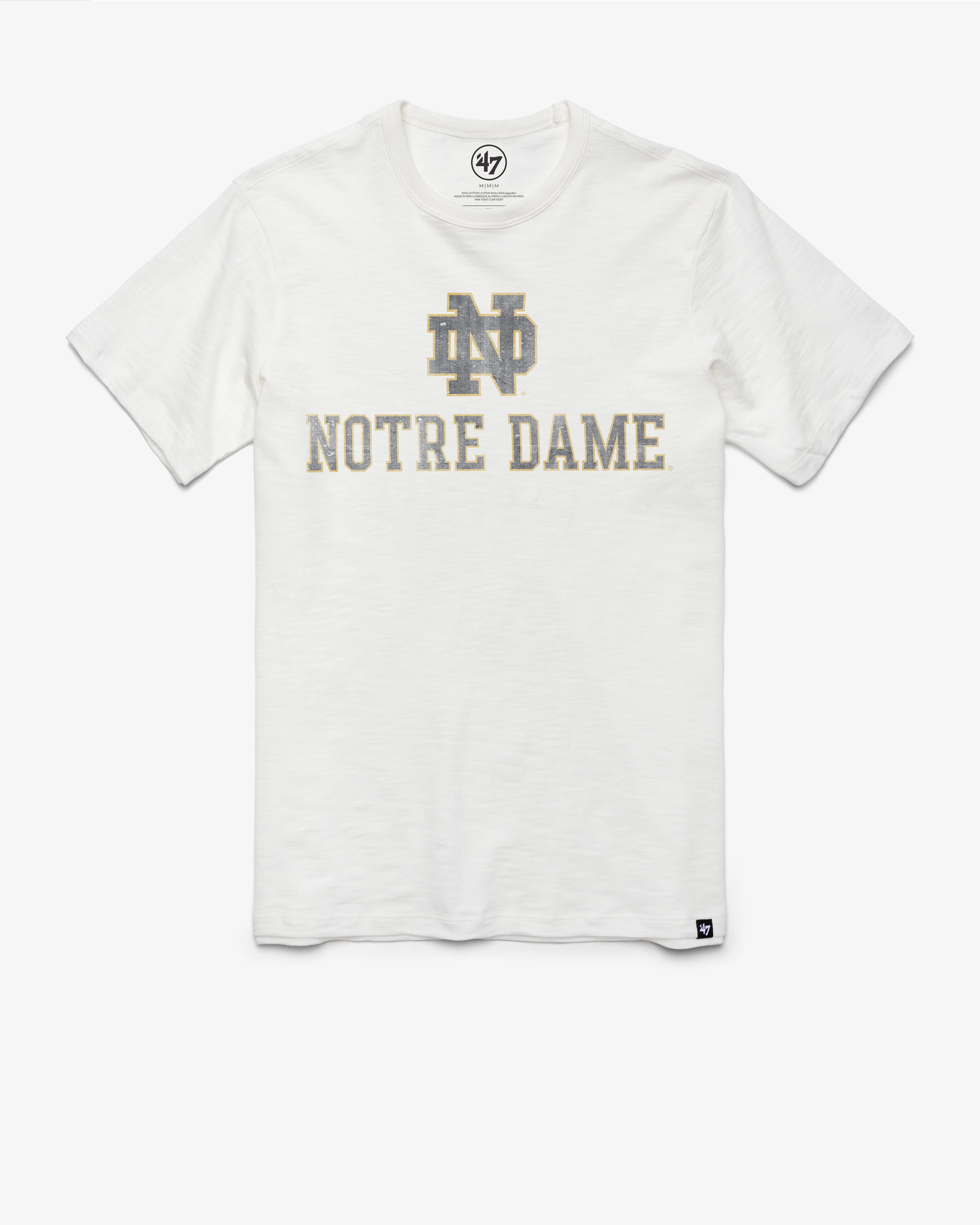 NOTRE DAME FIGHTING IRISH GRIT VINTAGE '47 SCRUM TEE