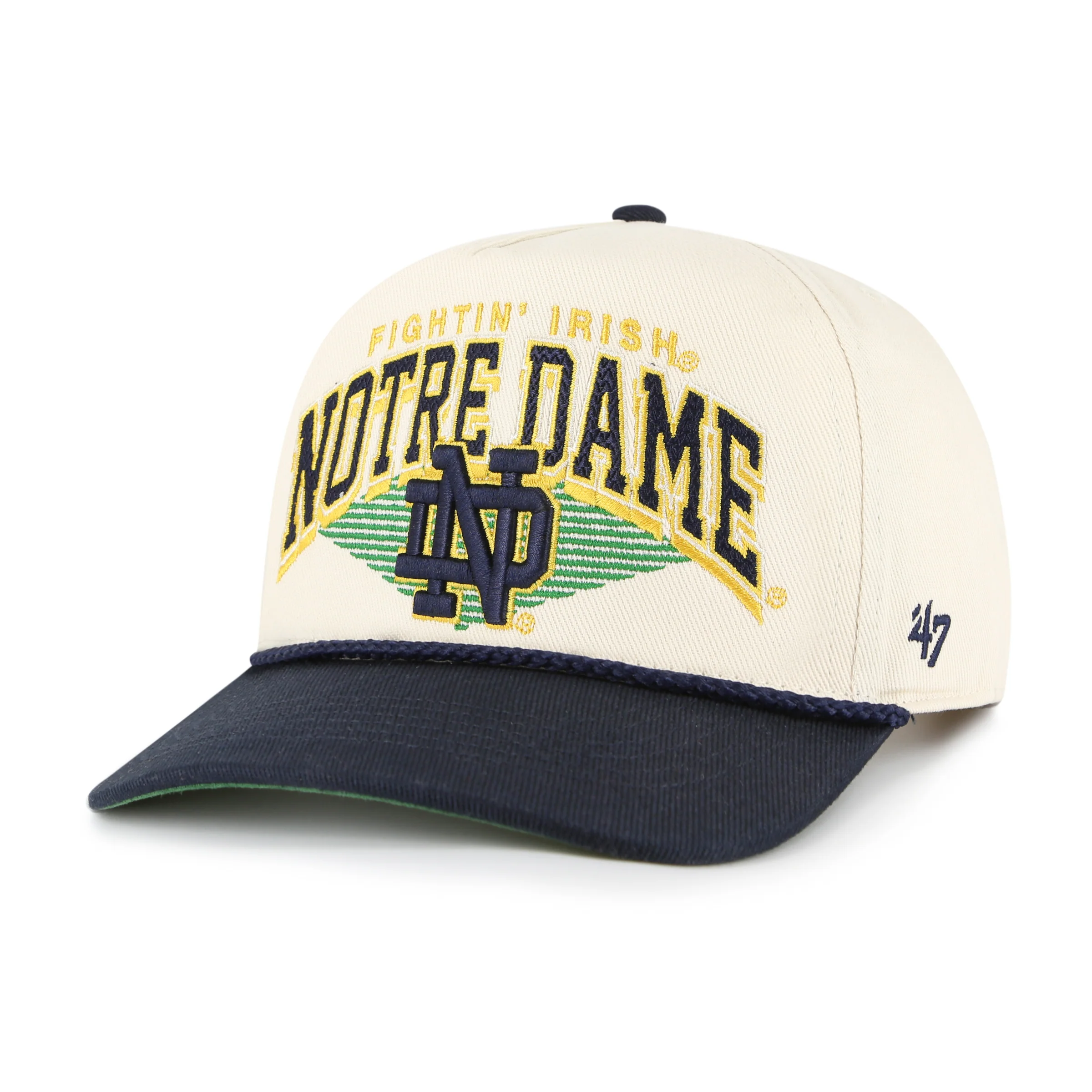 NOTRE DAME FIGHTING IRISH POMONA TWO TONE ROPE '47 HITCH