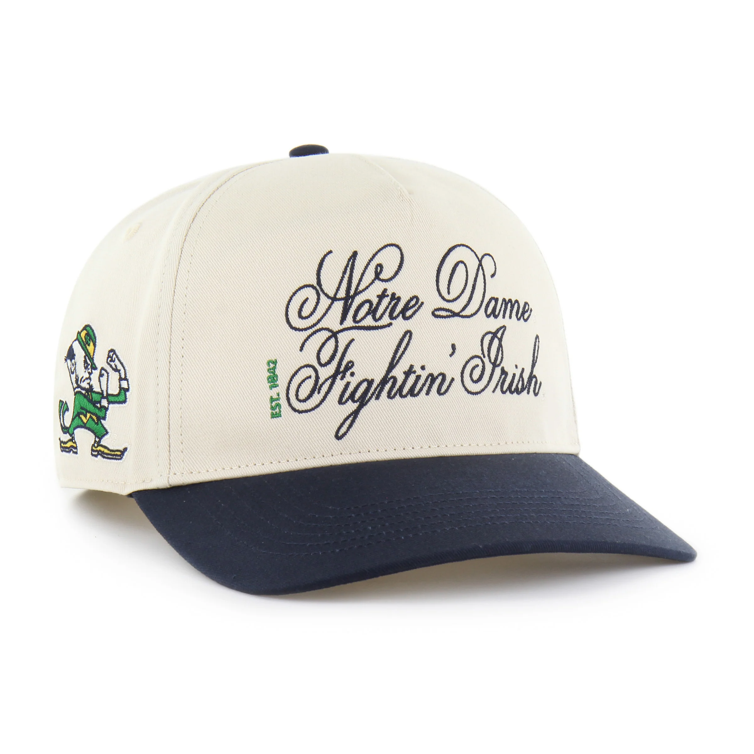 NOTRE DAME FIGHTING IRISH SCRIPT '47 HITCH
