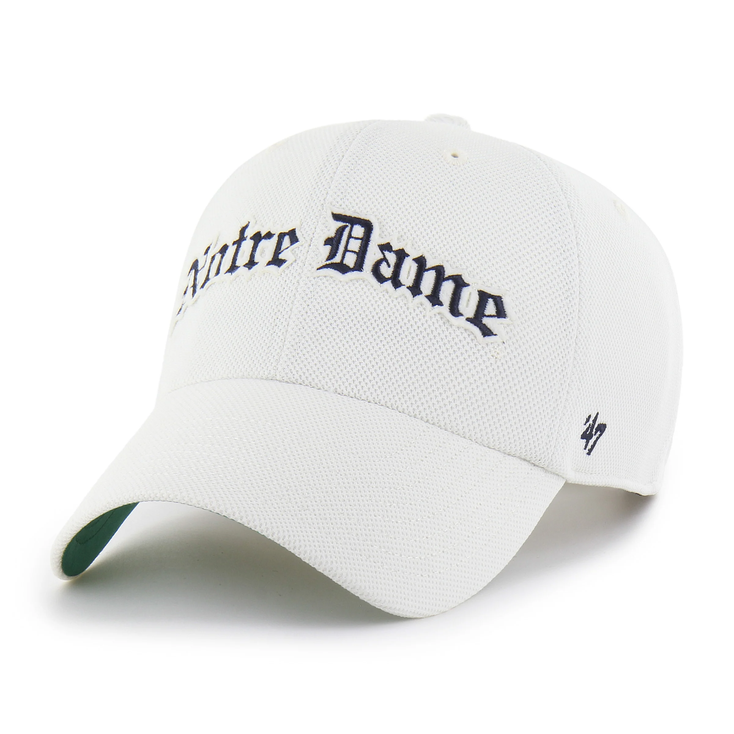 NOTRE DAME FIGHTING IRISH VINTAGE GRANDSTAND PIQUE SCRIPT '47 CLEAN UP