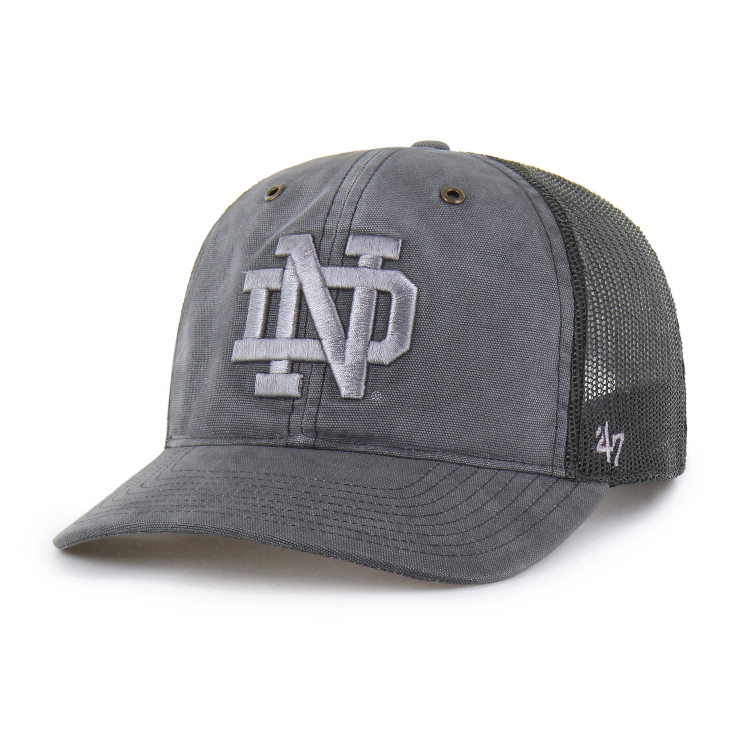 NOTRE DAME FIGHTING IRISH CARHARTT DYED '47 TRUCKER RF RELAXED FIT - Image 4