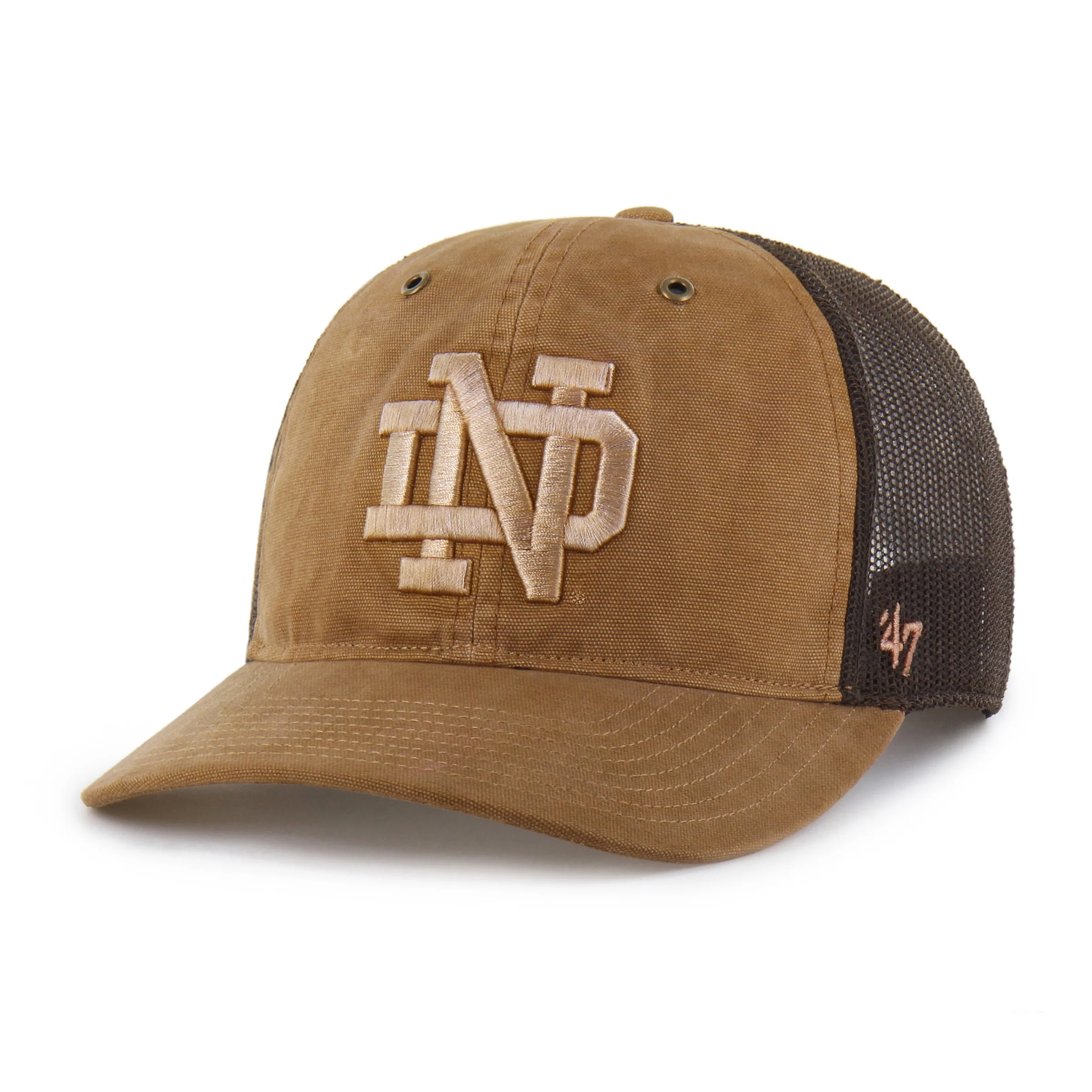 NOTRE DAME FIGHTING IRISH CARHARTT DYED '47 TRUCKER RF RELAXED FIT - Image 4