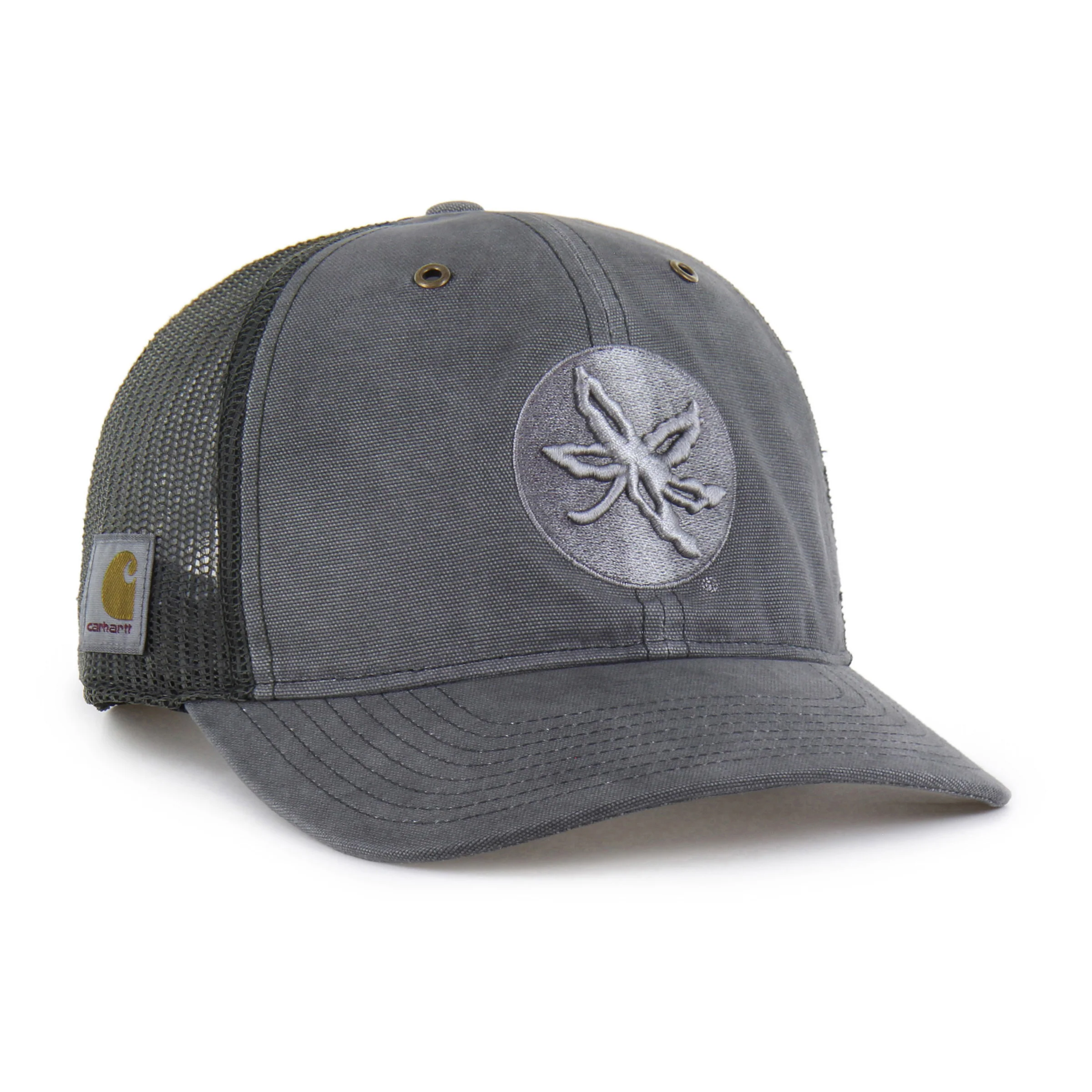 OHIO STATE BUCKEYES CARHARTT DYED '47 TRUCKER RF RELAXED FIT