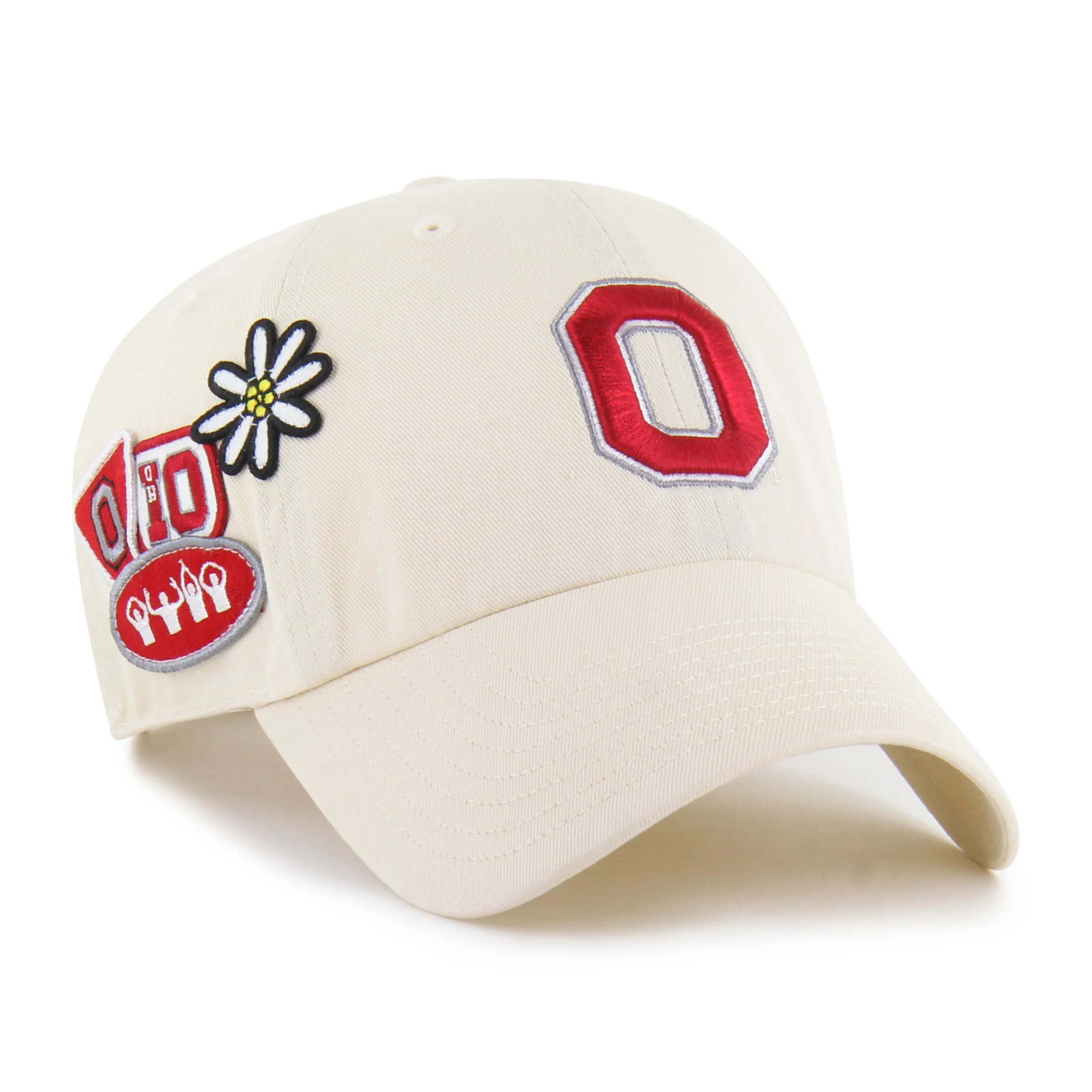 OHIO STATE BUCKEYES BADGES '47 CLEAN UP