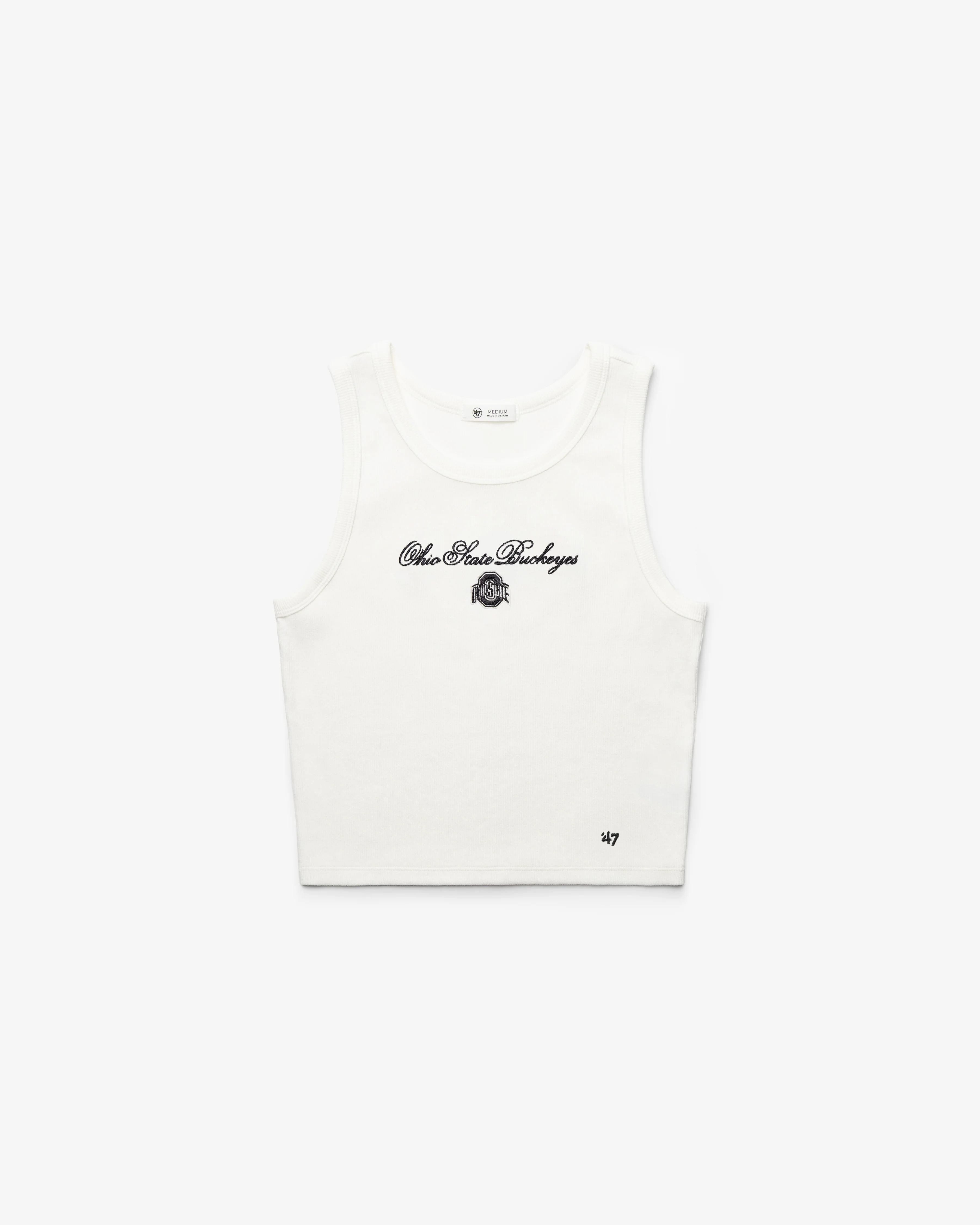 OHIO STATE BUCKEYES SCRIPT '47 BABY RIB TANK WOMENS