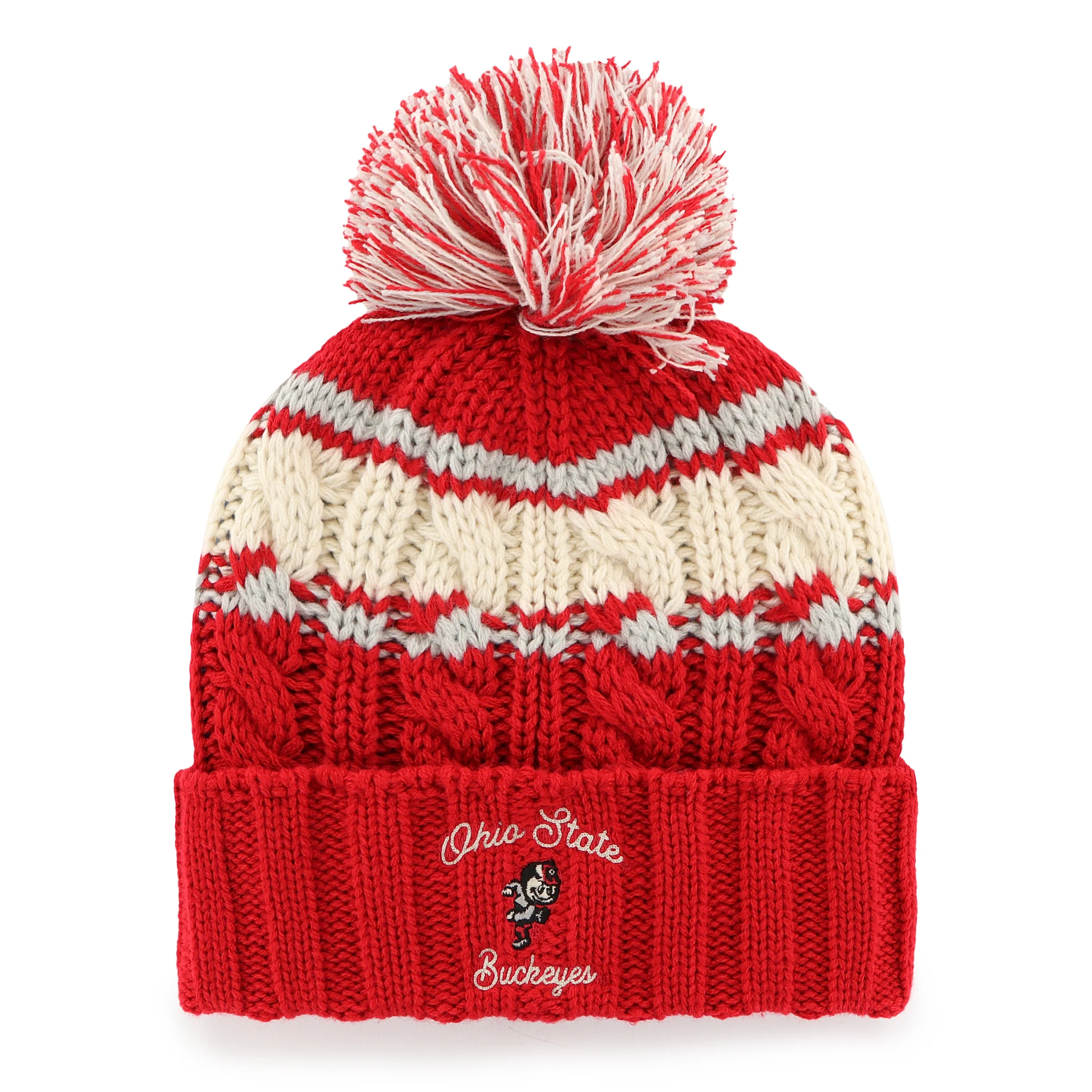 OHIO STATE BUCKEYES VINTAGE EMMA '47 CUFF KNIT WOMENS - Image 2