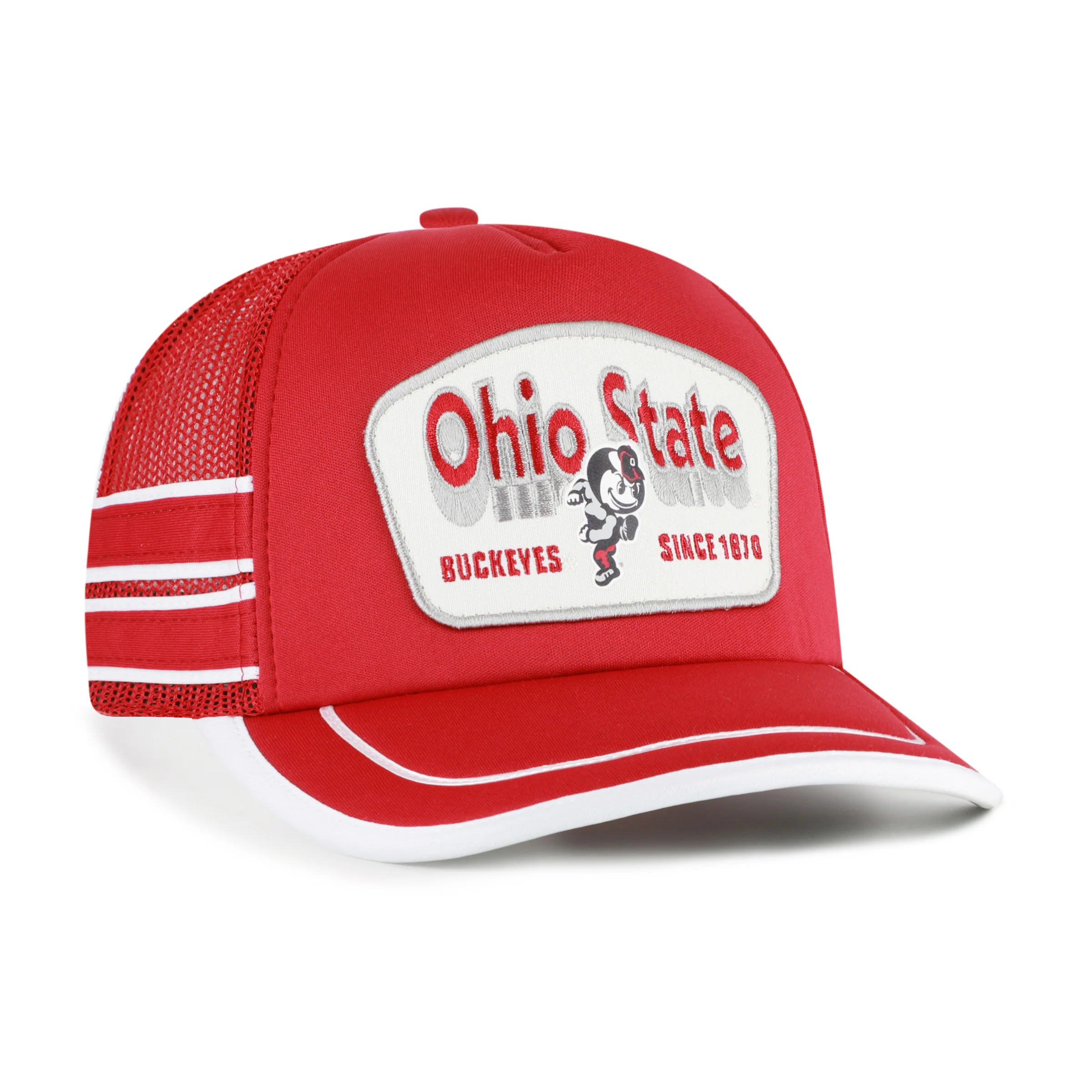 OHIO STATE BUCKEYES VINTAGE GRANDSTAND '47 HITCH FOAM FRONT - Image 4