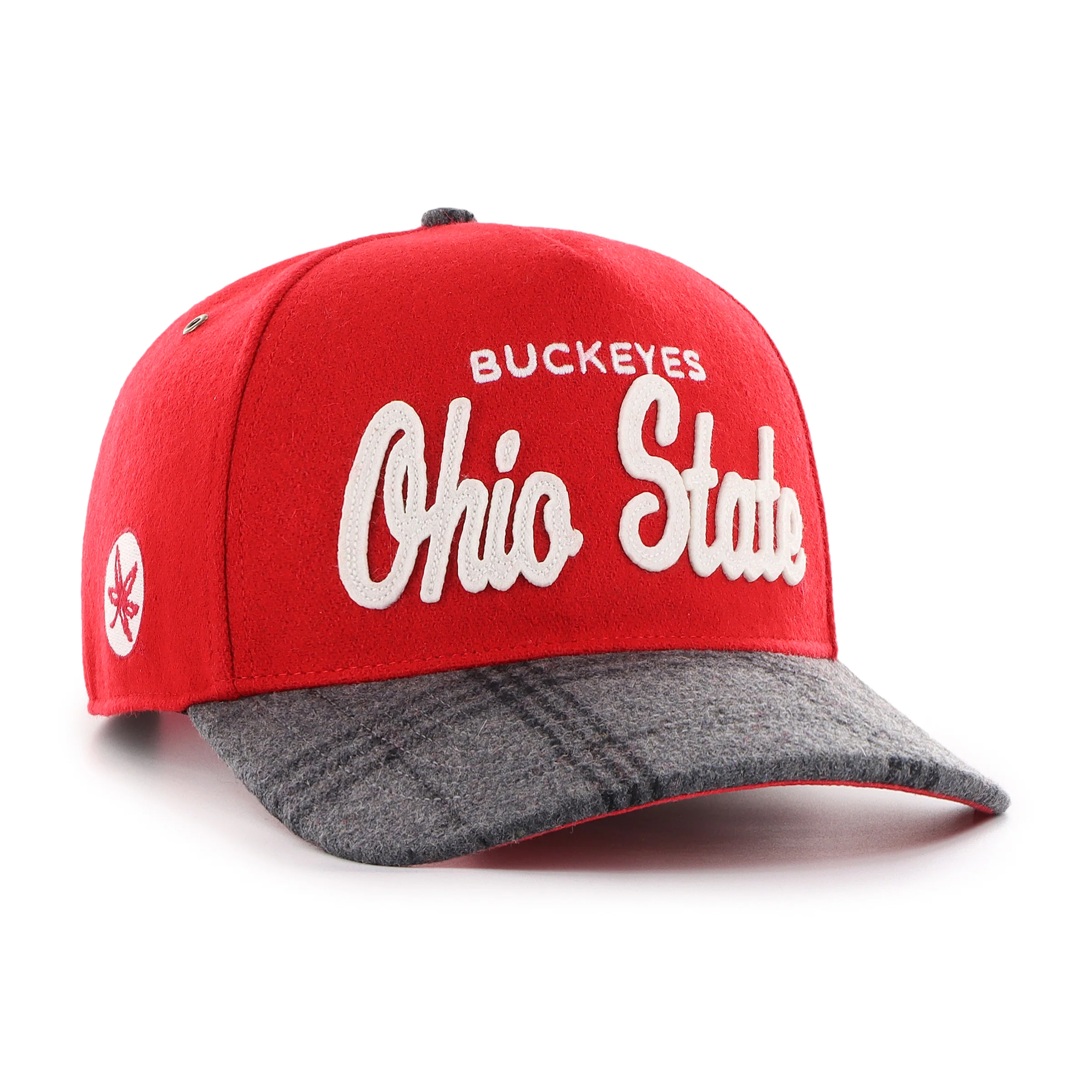 OHIO STATE BUCKEYES WINDOWPANE PLAID '47 HITCH RF RELAXED FIT