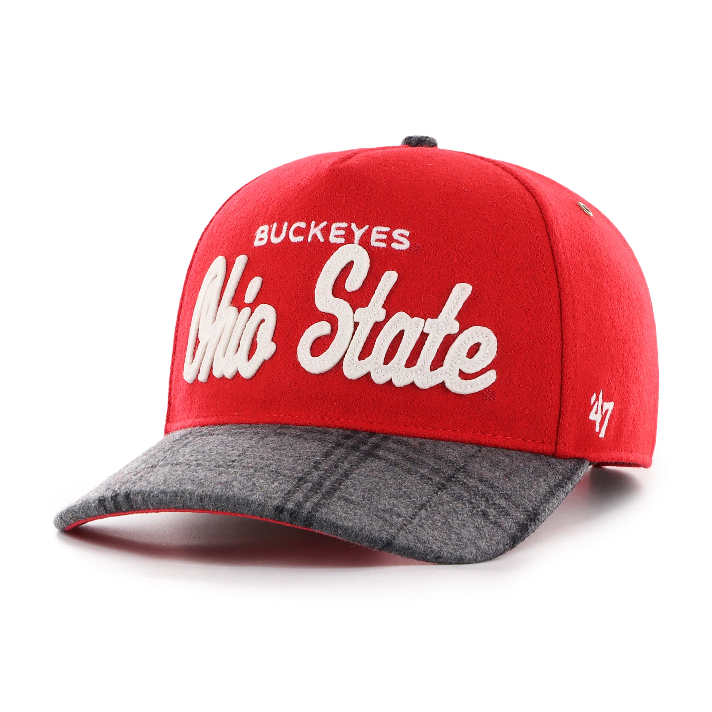 OHIO STATE BUCKEYES WINDOWPANE PLAID '47 HITCH RF RELAXED FIT - Image 5