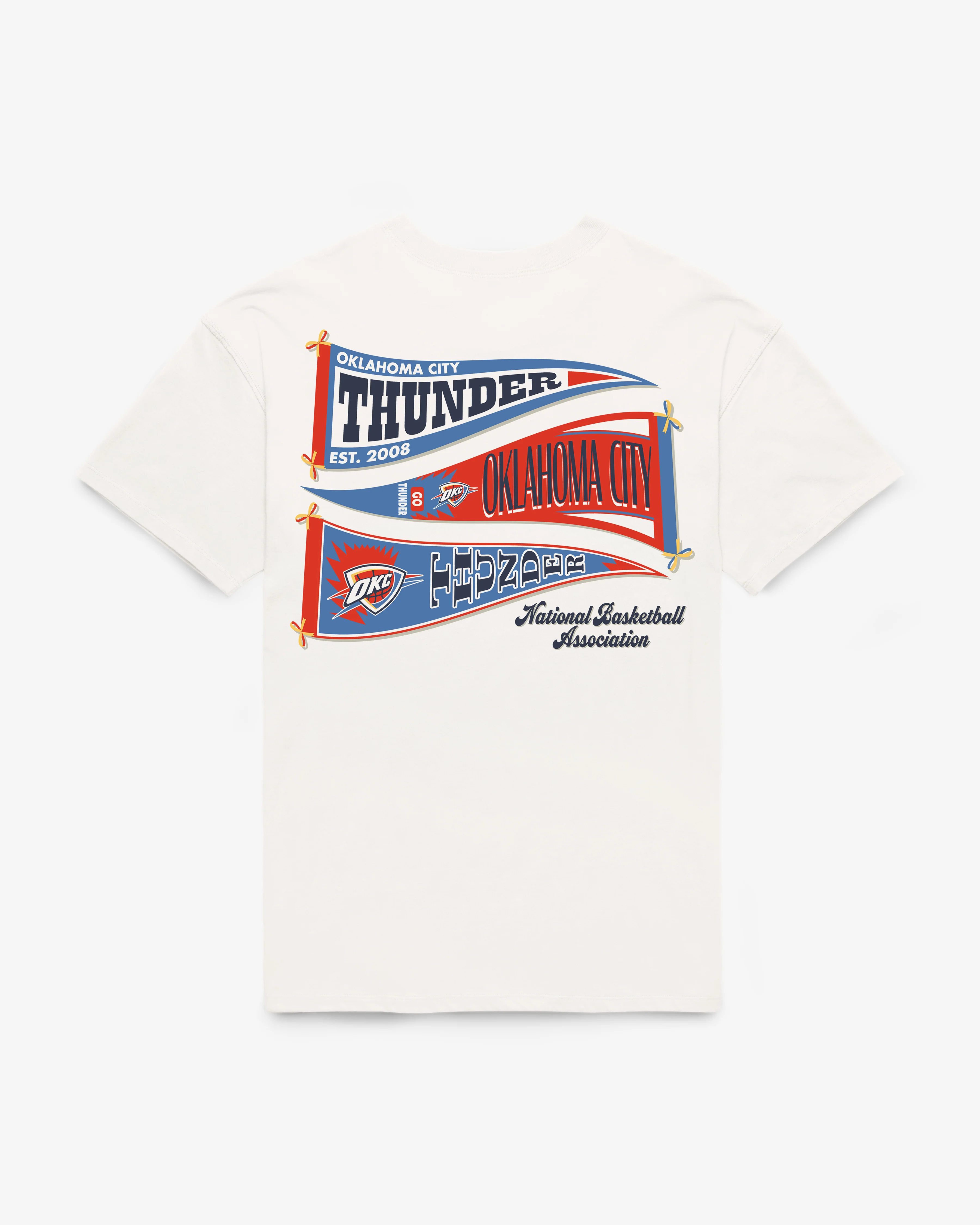 OKLAHOMA CITY THUNDER BOW AND BANNER BACKER '47 SADIE TEE WOMENS - Image 3