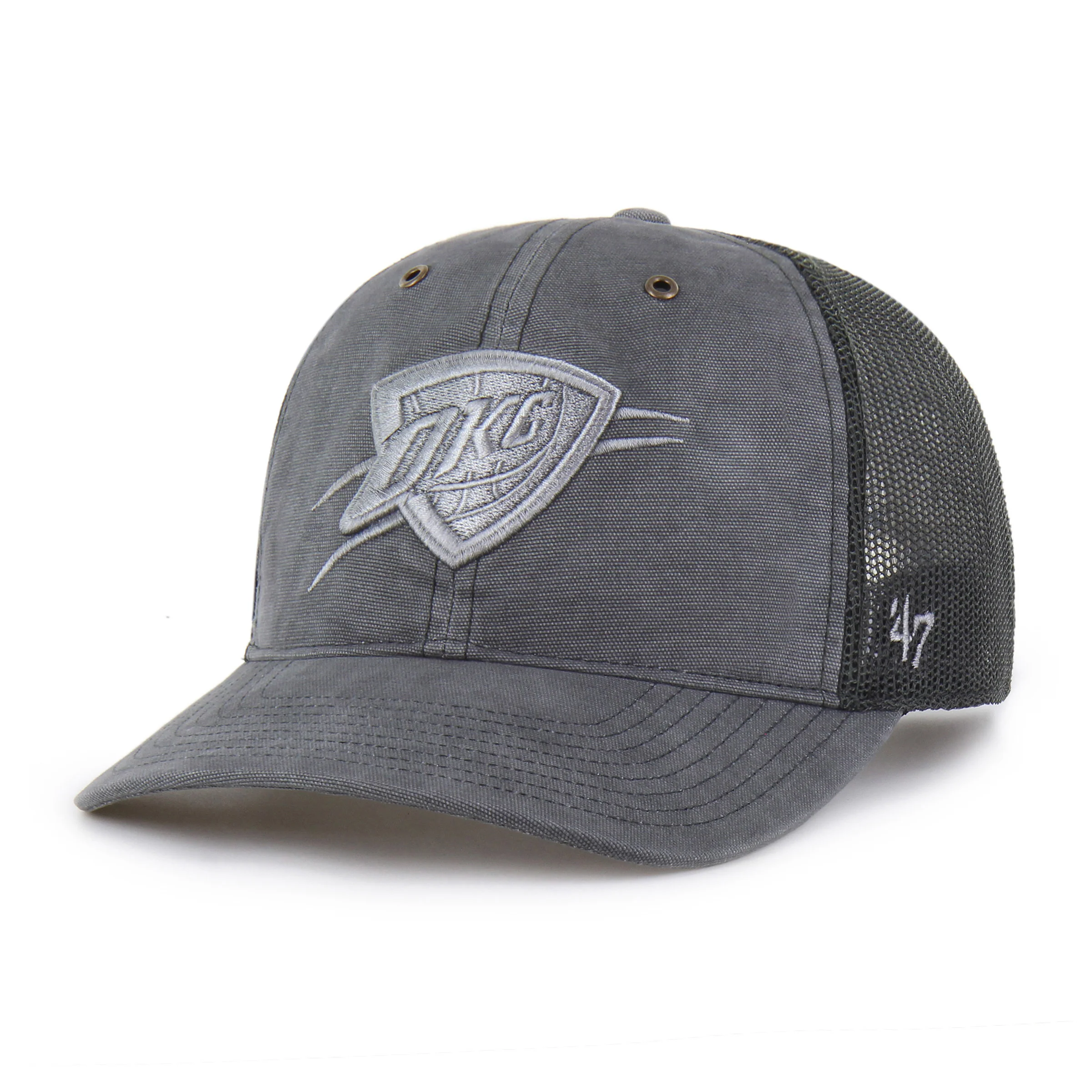 OKLAHOMA CITY THUNDER CARHARTT DYED '47 TRUCKER RF RELAXED FIT - Image 4