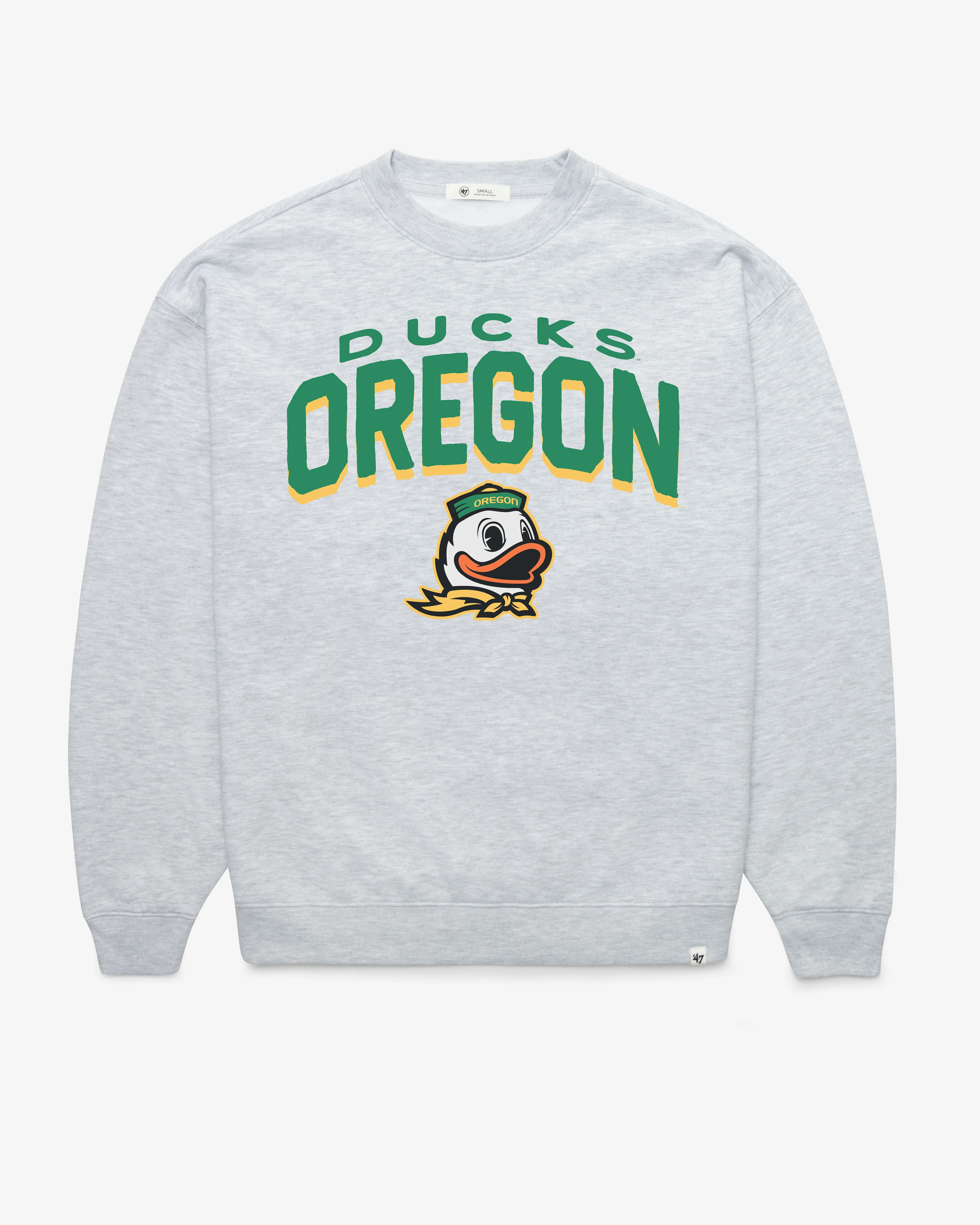 OREGON DUCKS CAMPUS ARCH CLOUD '47 OVERSIZED CREW WOMENS