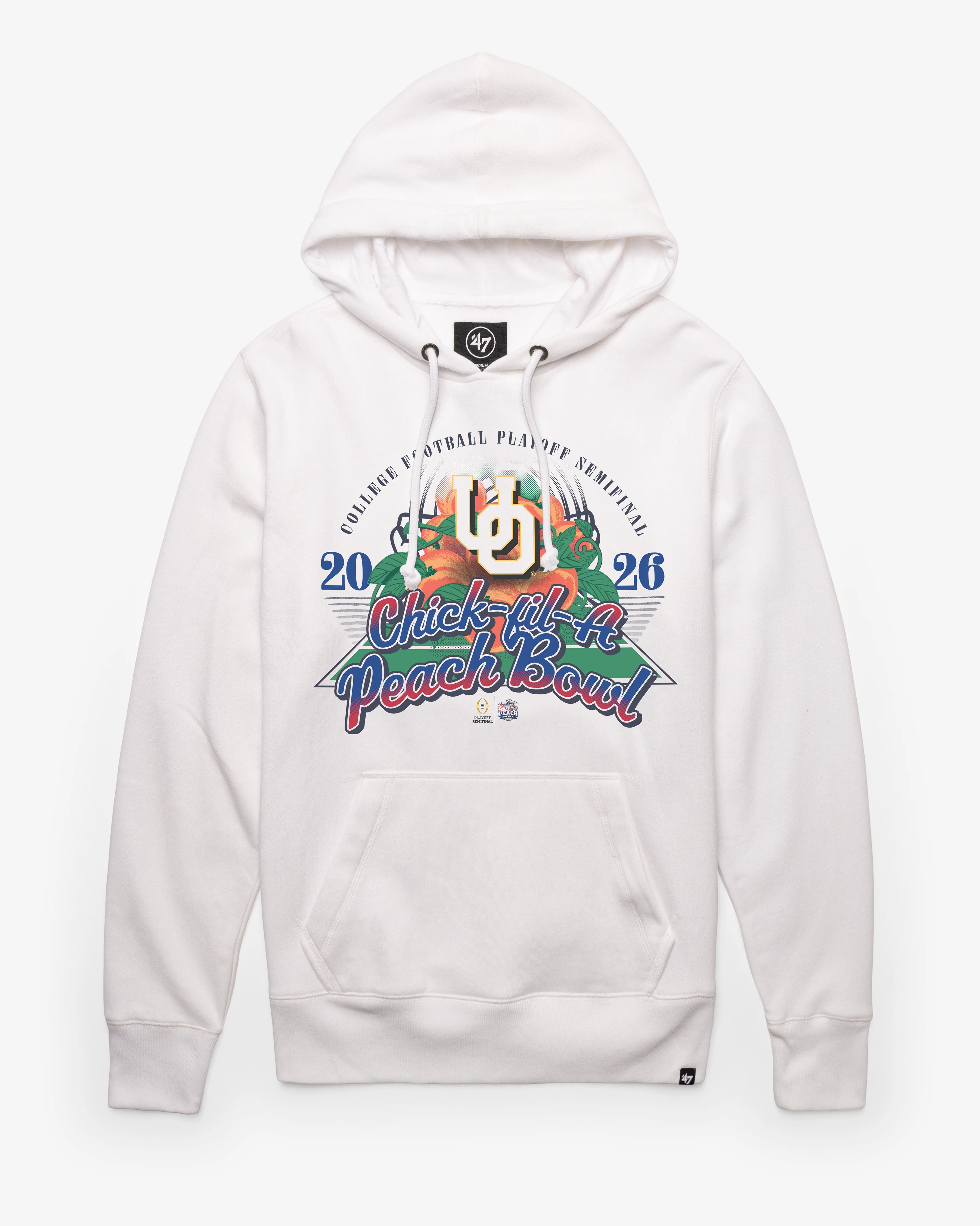 OREGON DUCKS PEACH BOWL '47 HEADLINE HOOD