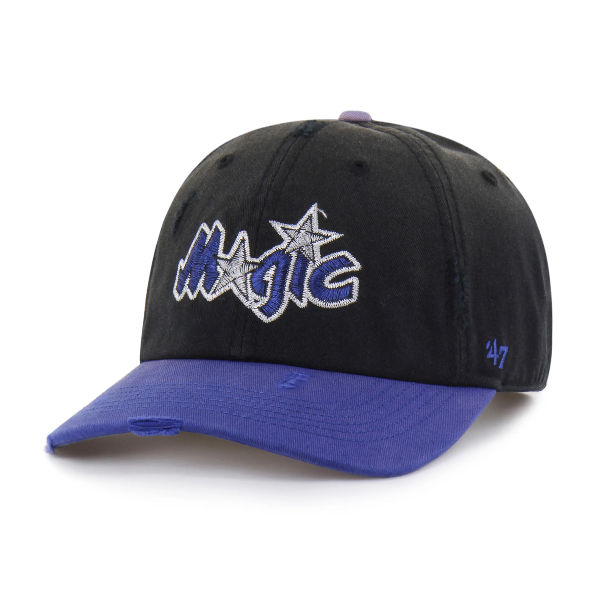 ORLANDO MAGIC HARDWOOD CLASSICS WORN SCRIPT '47 CLEAN UP MF MID FIT