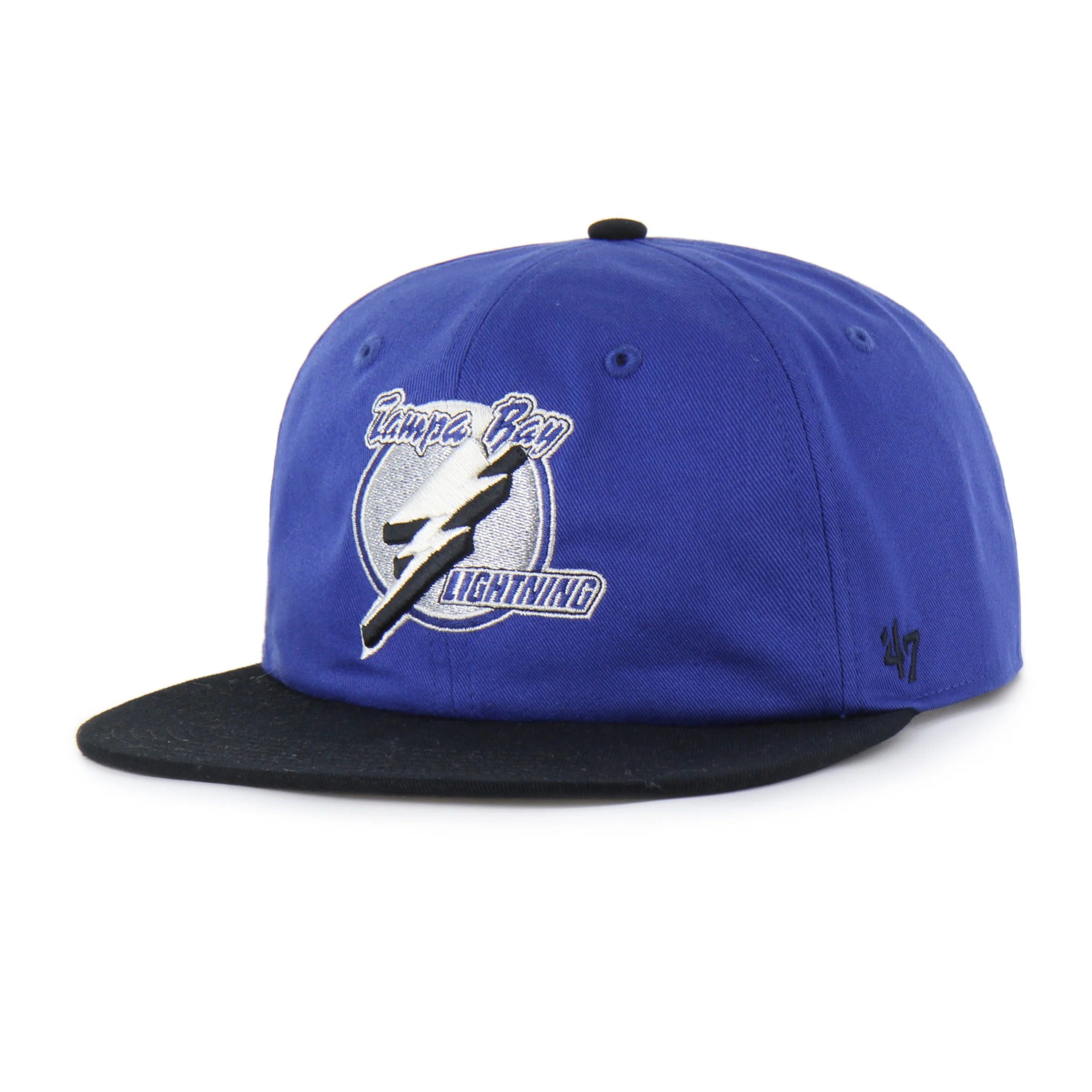 OLD TIME HOCKEY TAMPA BAY LIGHTNING VINTAGE DEBUT '47 CAPTAIN RL RELAXED FIT - Image 4