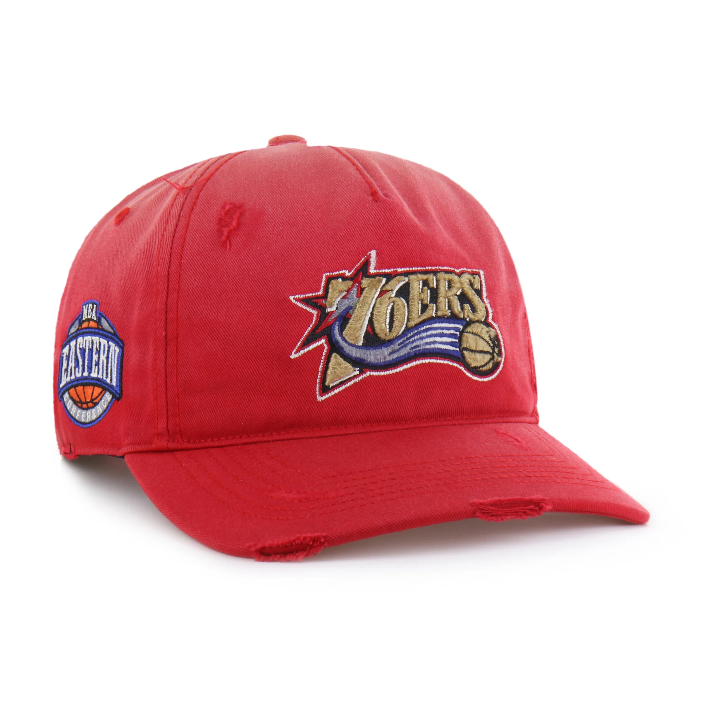PHILADELPHIA 76ERS HARDWOOD CLASSICS WORN '47 HITCH LC LOW CROWN