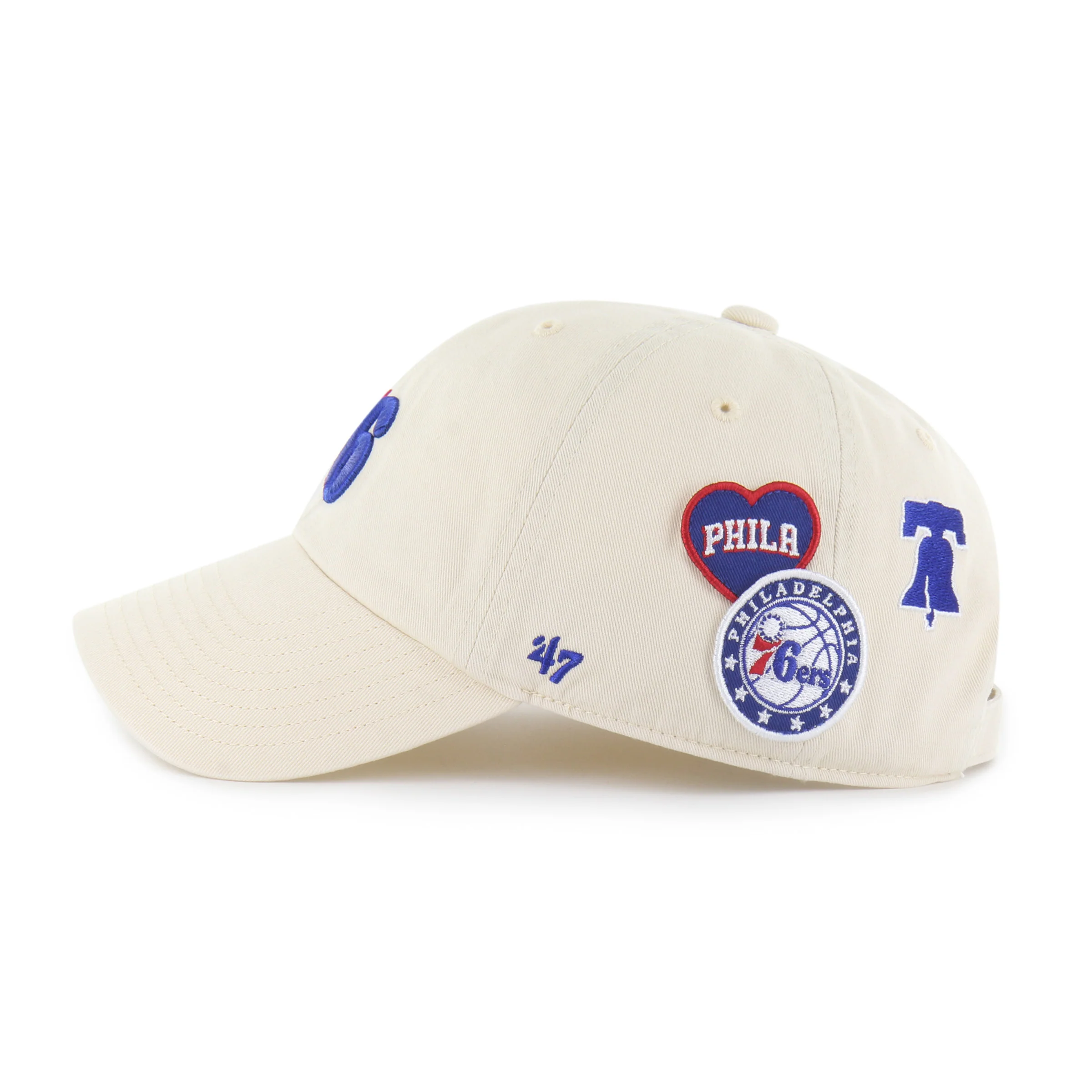 PHILADELPHIA 76ERS BADGES '47 CLEAN UP - Image 2