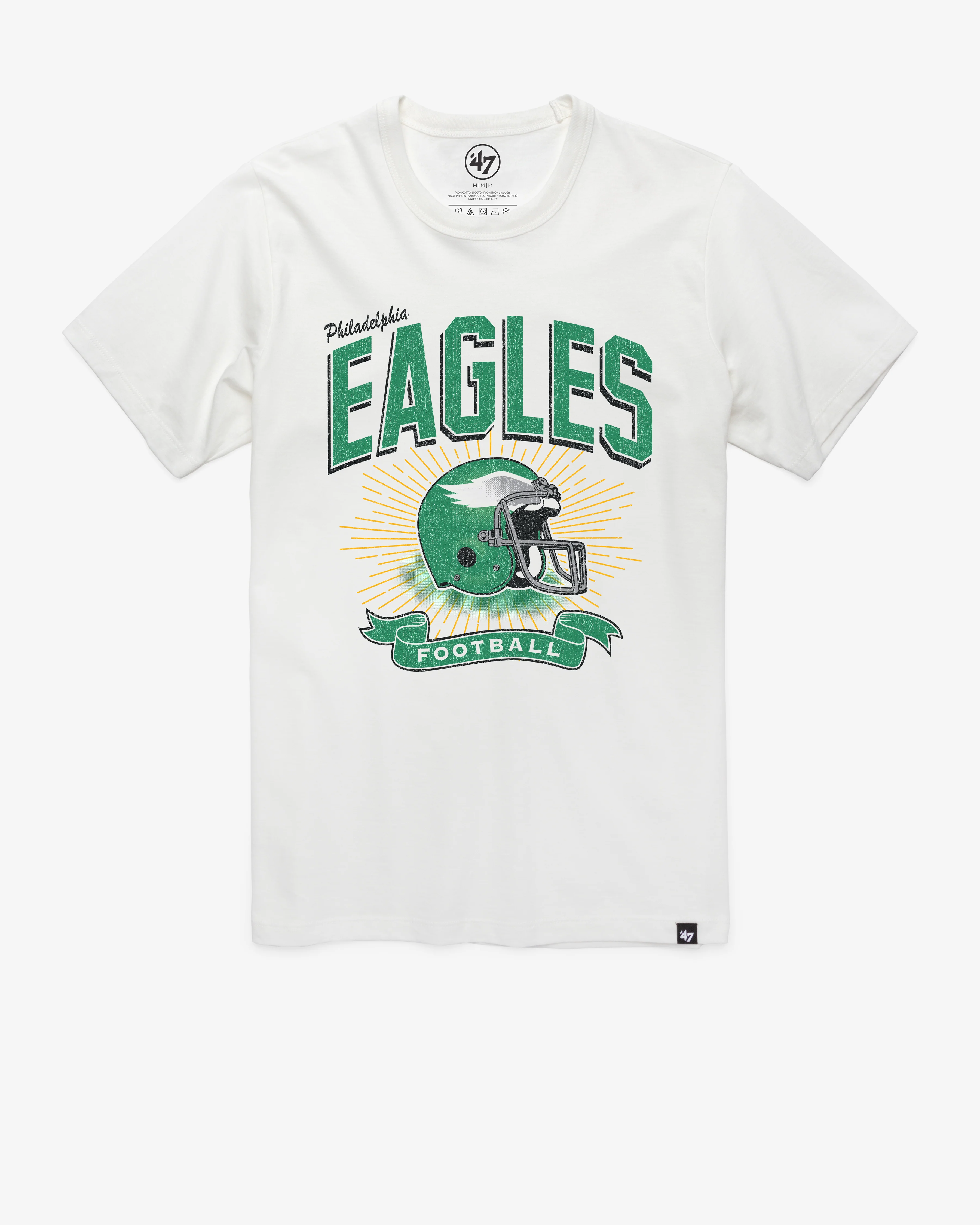 PHILADELPHIA EAGLES HISTORIC PRIME PLAY '47 FRANKLIN TEE