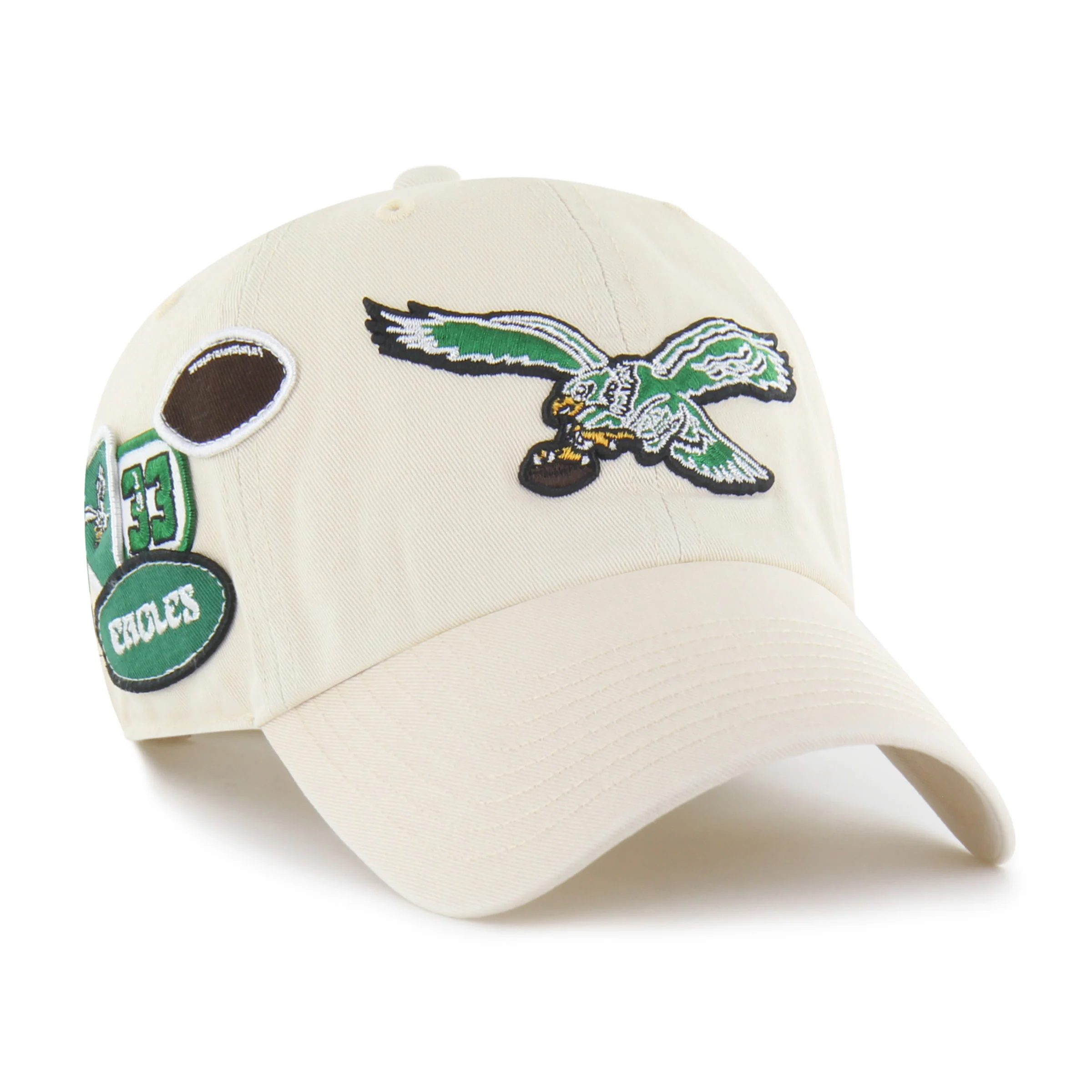 PHILADELPHIA EAGLES HISTORIC BADGES '47 CLEAN UP